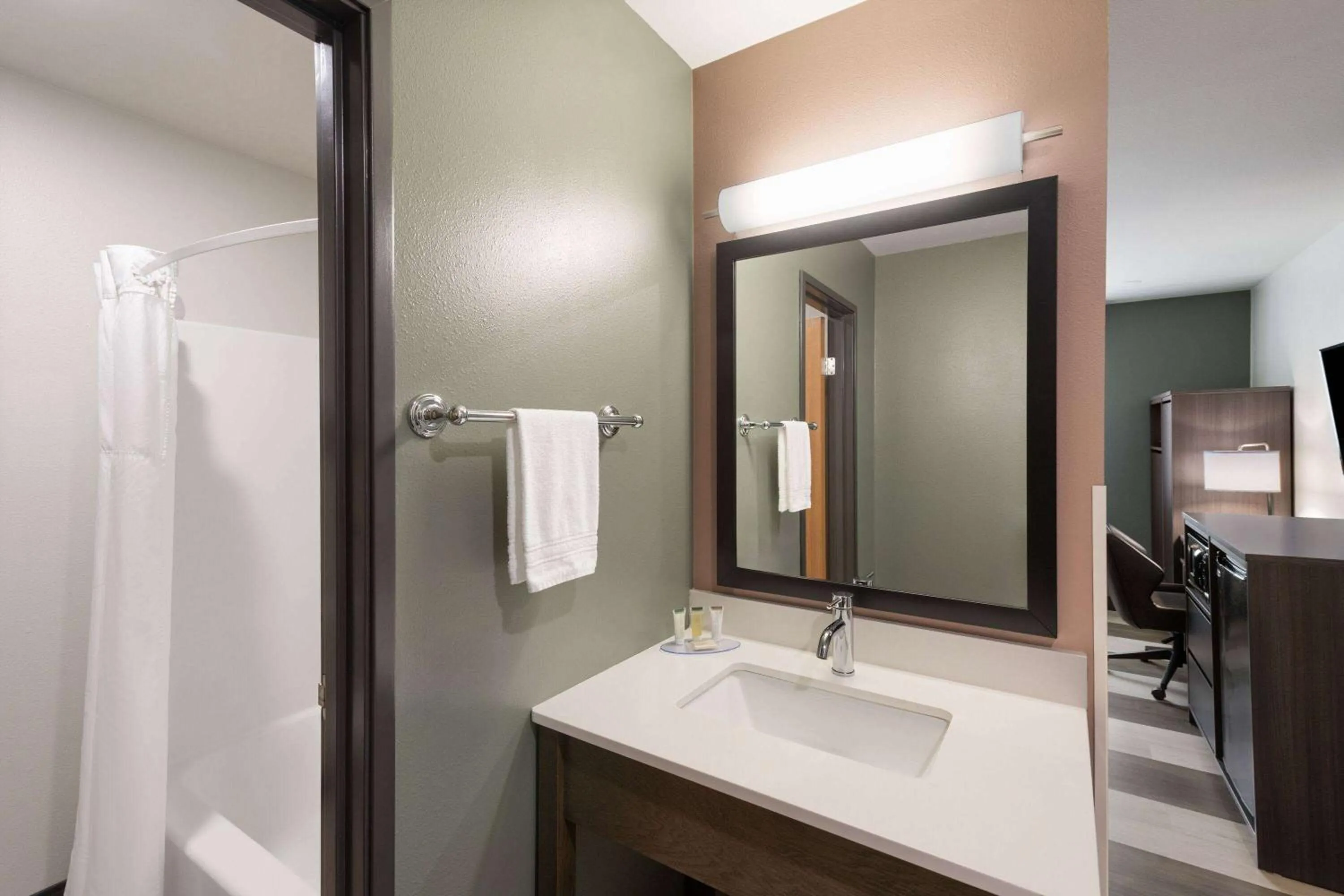 Bathroom in Super 8 by Wyndham Big Timber