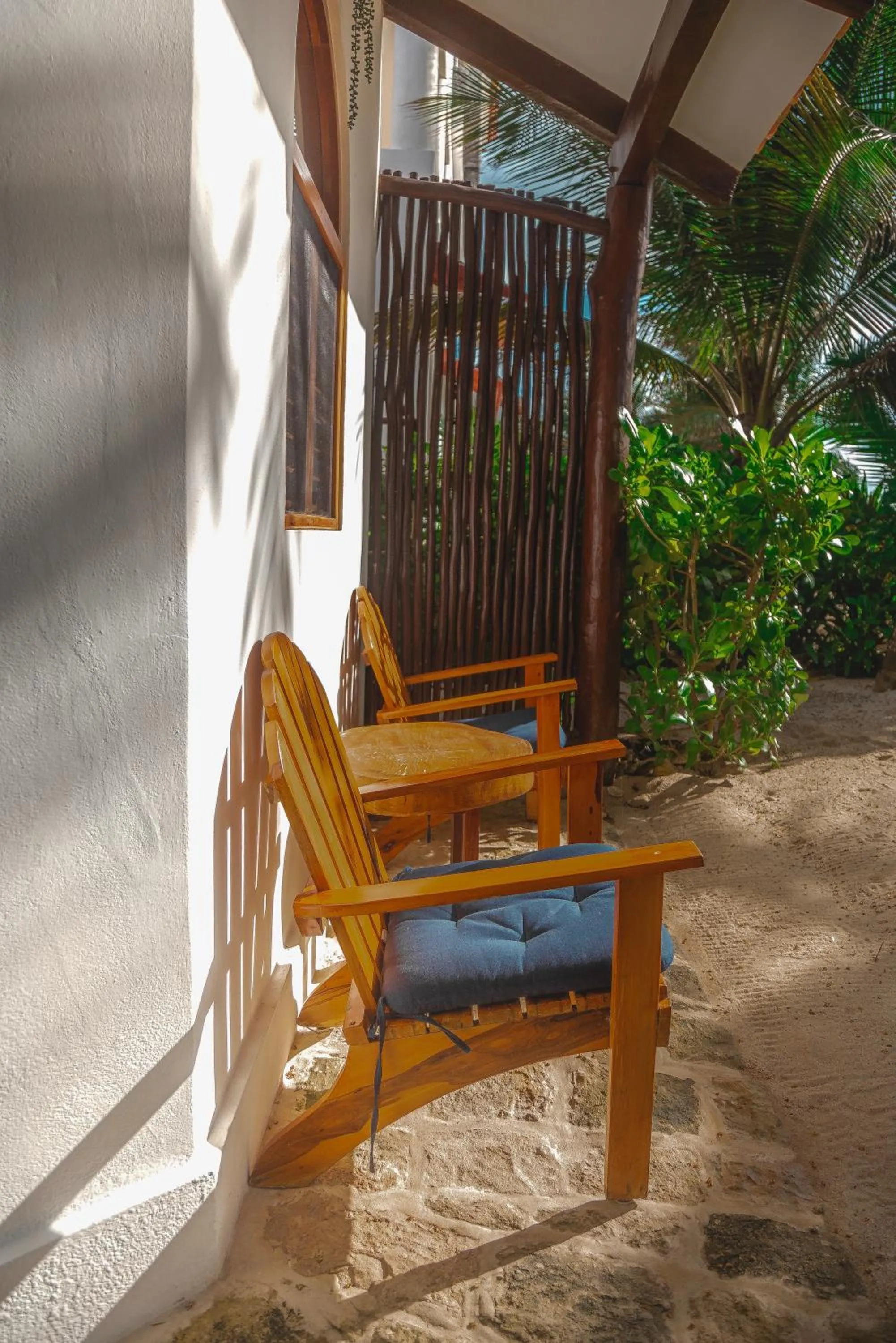 Seating area in Casa Colibrí Tankah