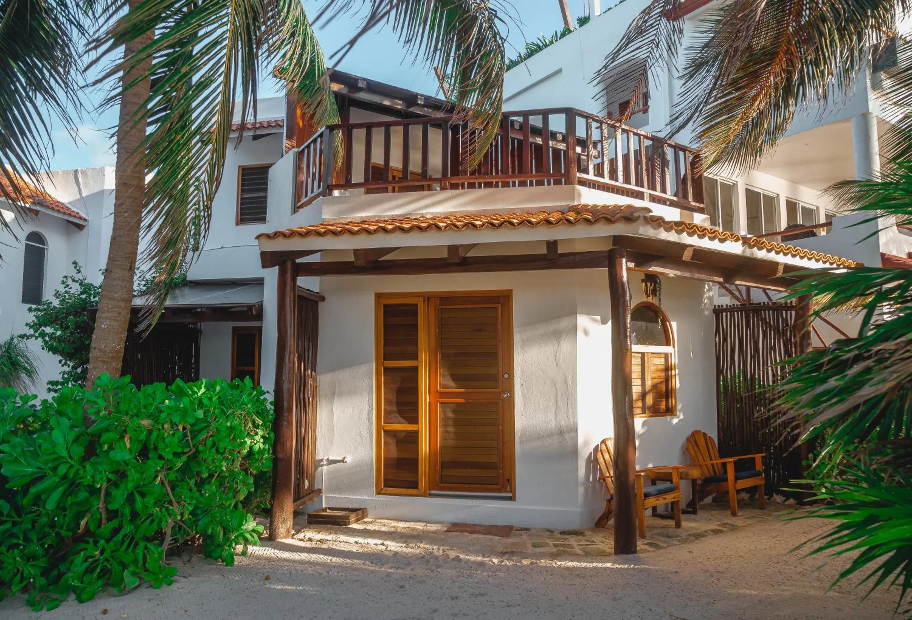 Facade/entrance in Casa Colibrí Tankah