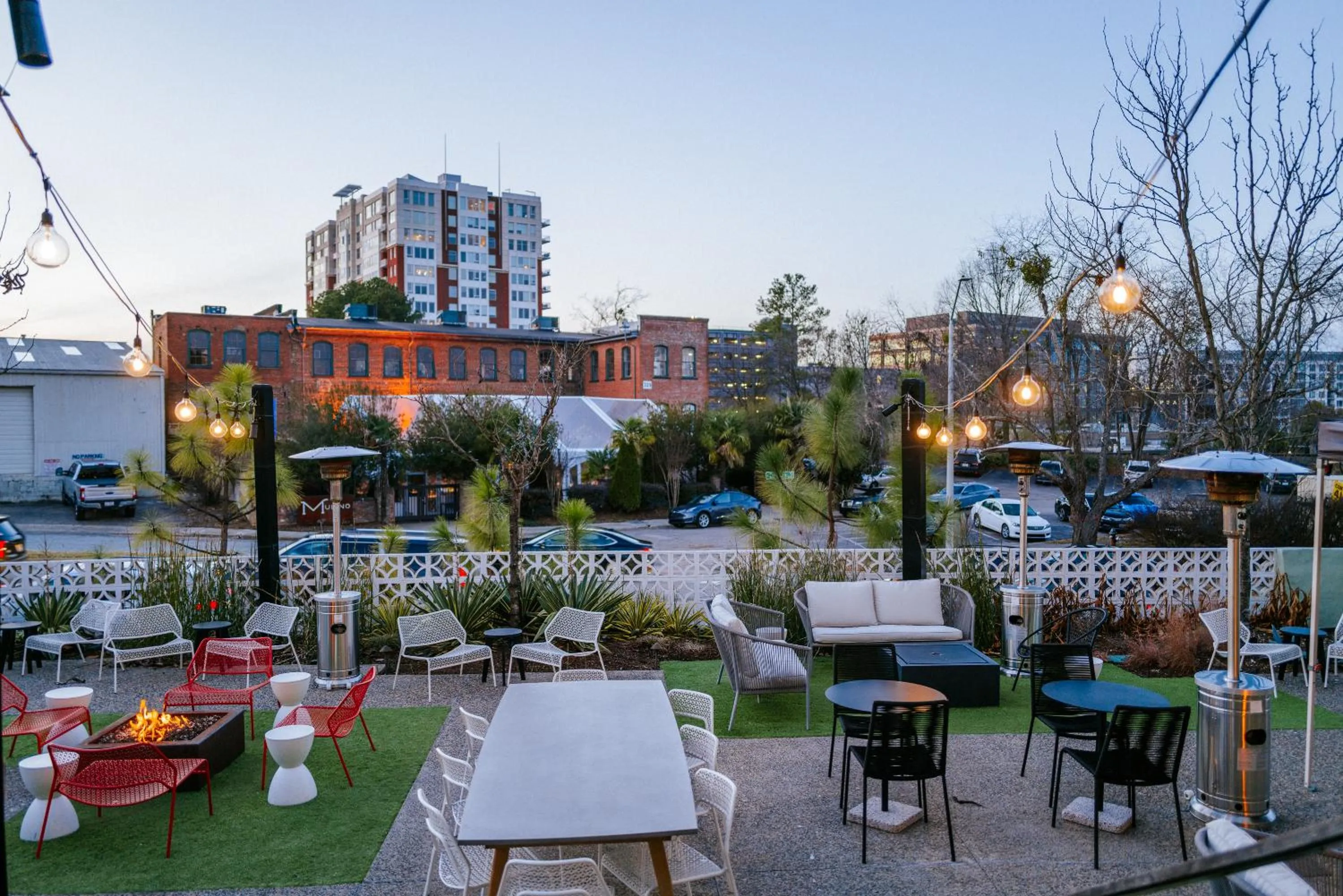 Patio in The Longleaf Hotel