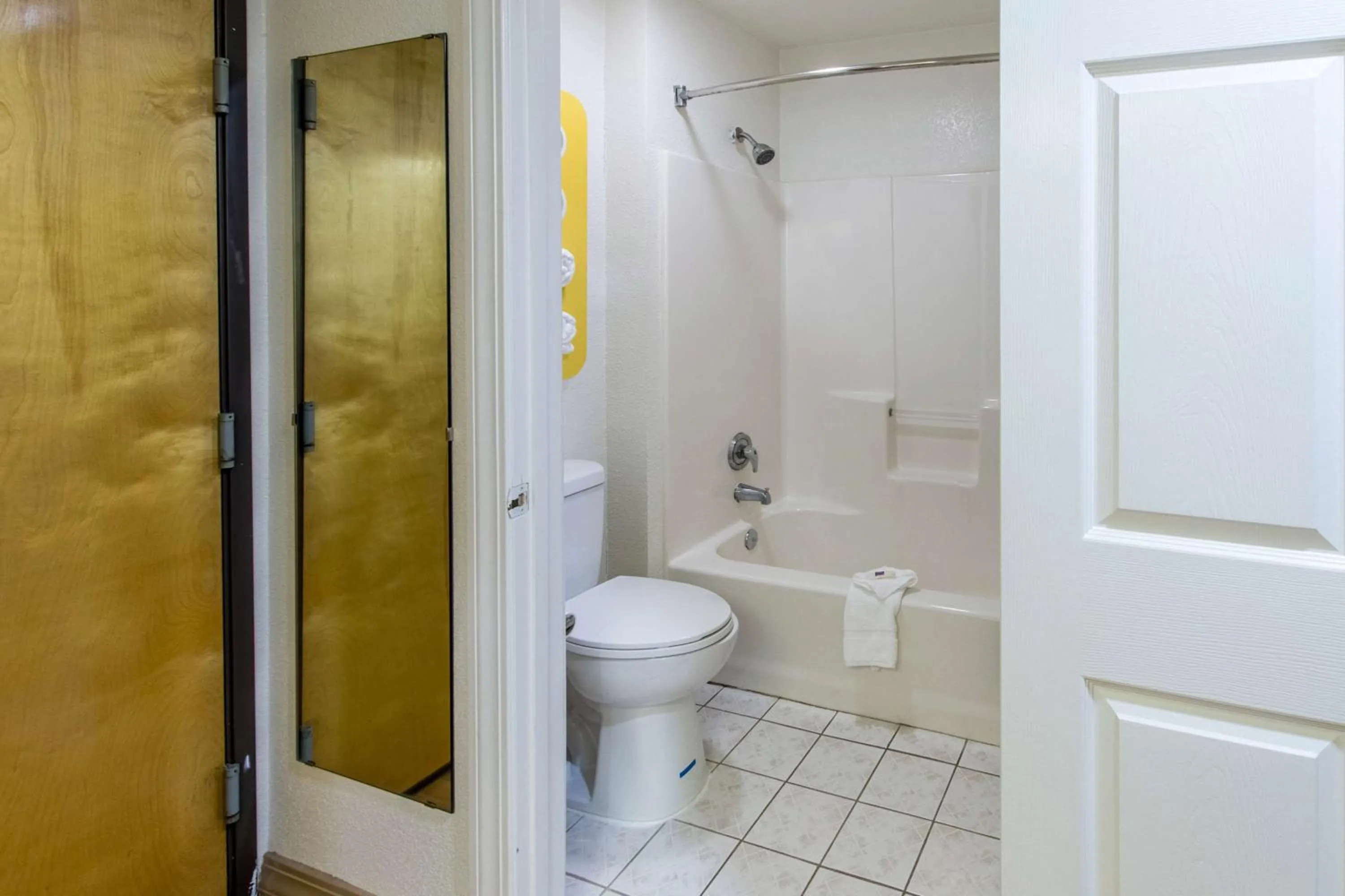 Shower in Motel 6-Hutchins, TX