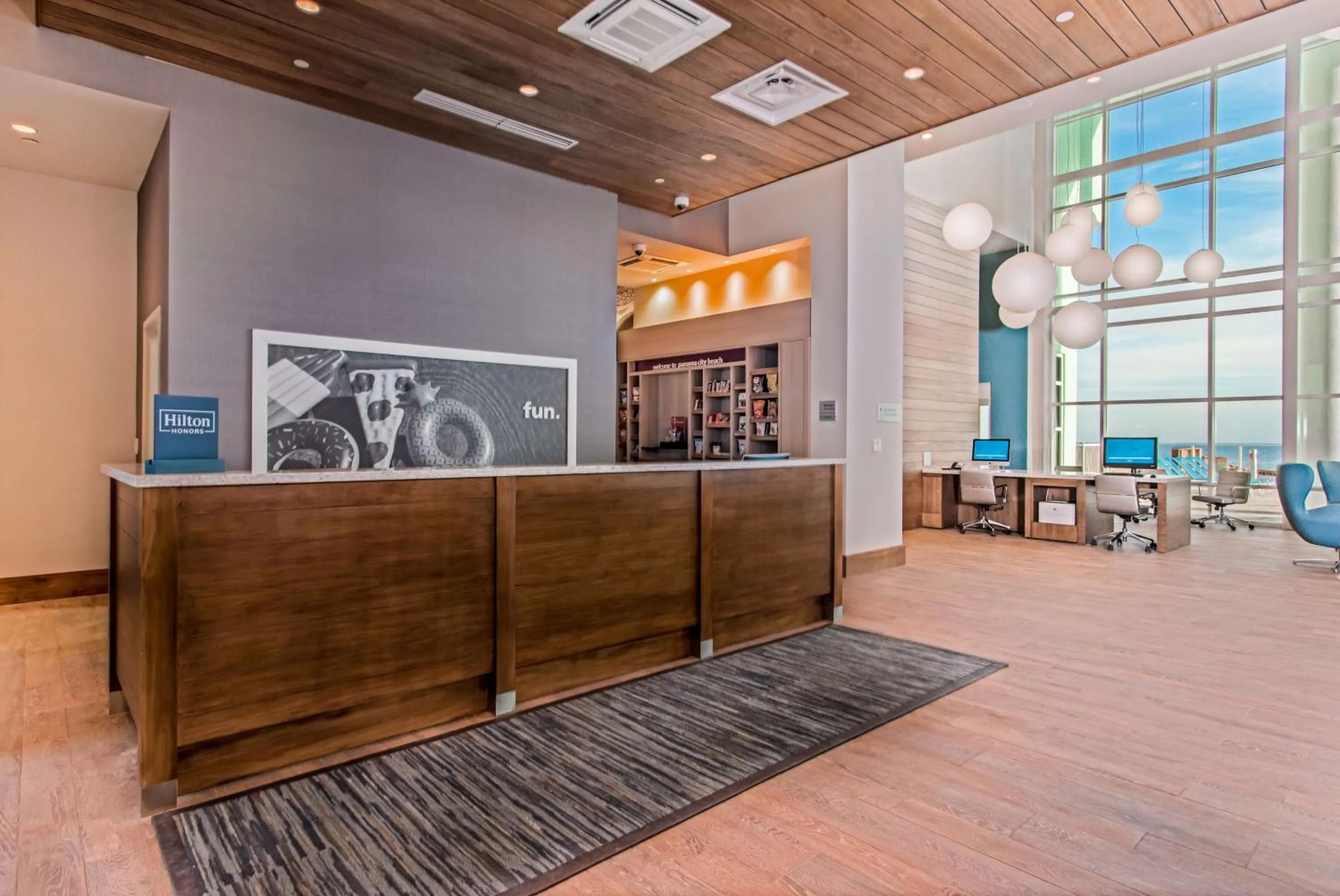 Lobby or reception in Hampton Inn & Suites Panama City Beach-Beachfront
