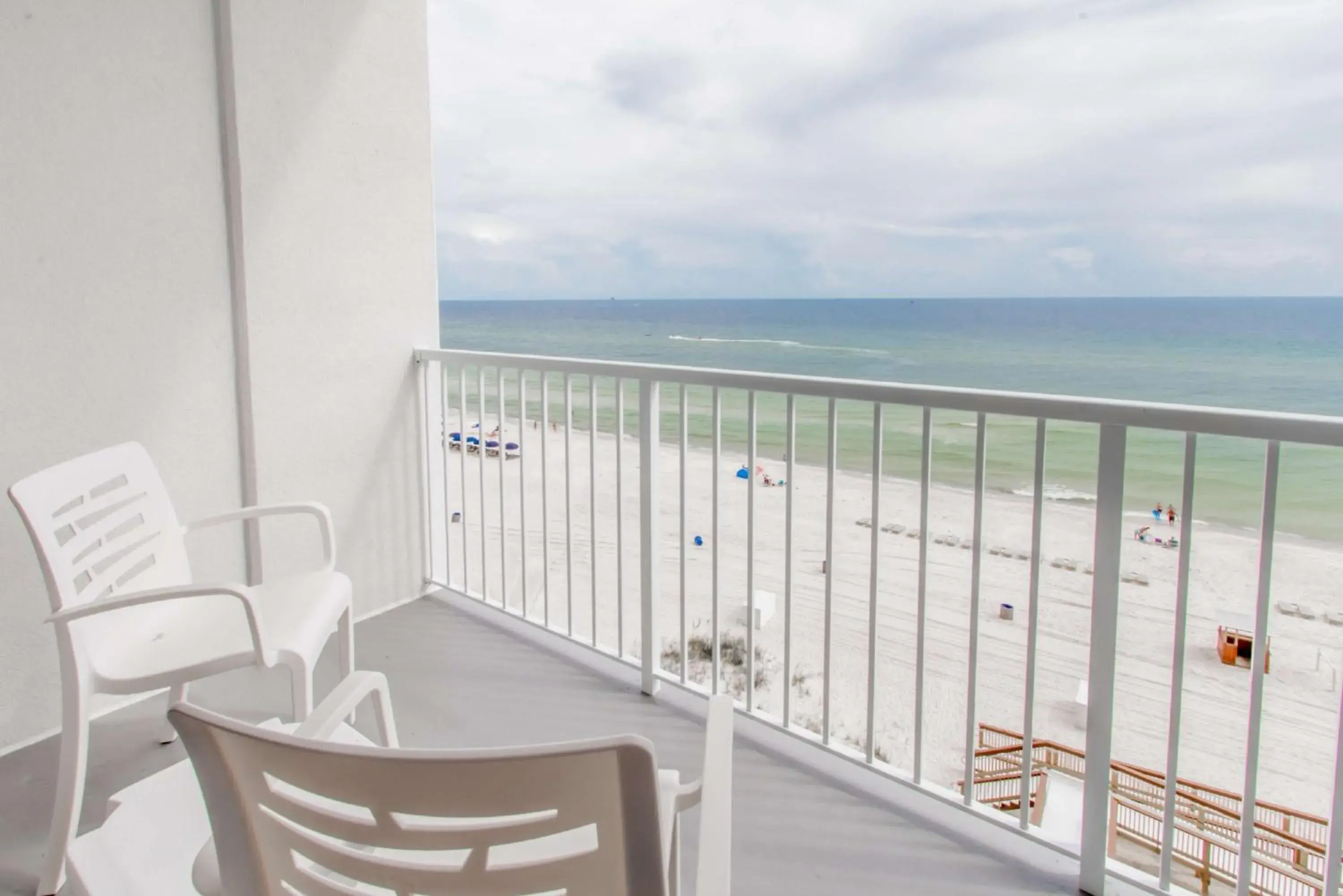 Studio Suite with Two Queen Beds and Balcony with Gulf View - Non-Smoking in Hampton Inn & Suites Panama City Beach-Beachfront Studio Suite with Two Queen Beds and Balcony with Gulf View - Non-Smoking in Hampton Inn & Suites Panama City Beach-Beachfront