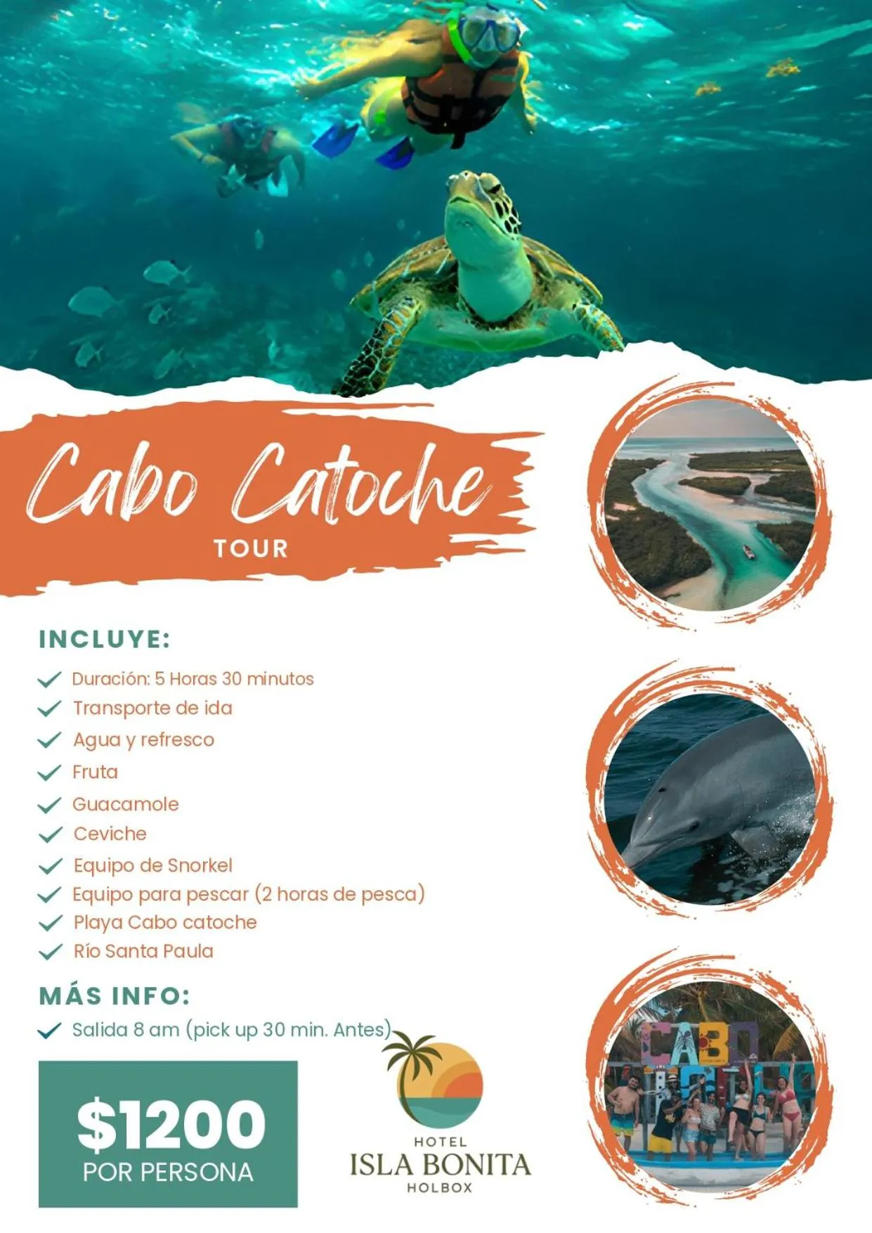 Snorkeling in Holbox Isla Bonita