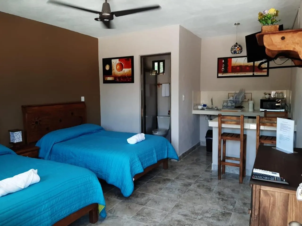 Area and facilities, Bed in Holbox Isla Bonita