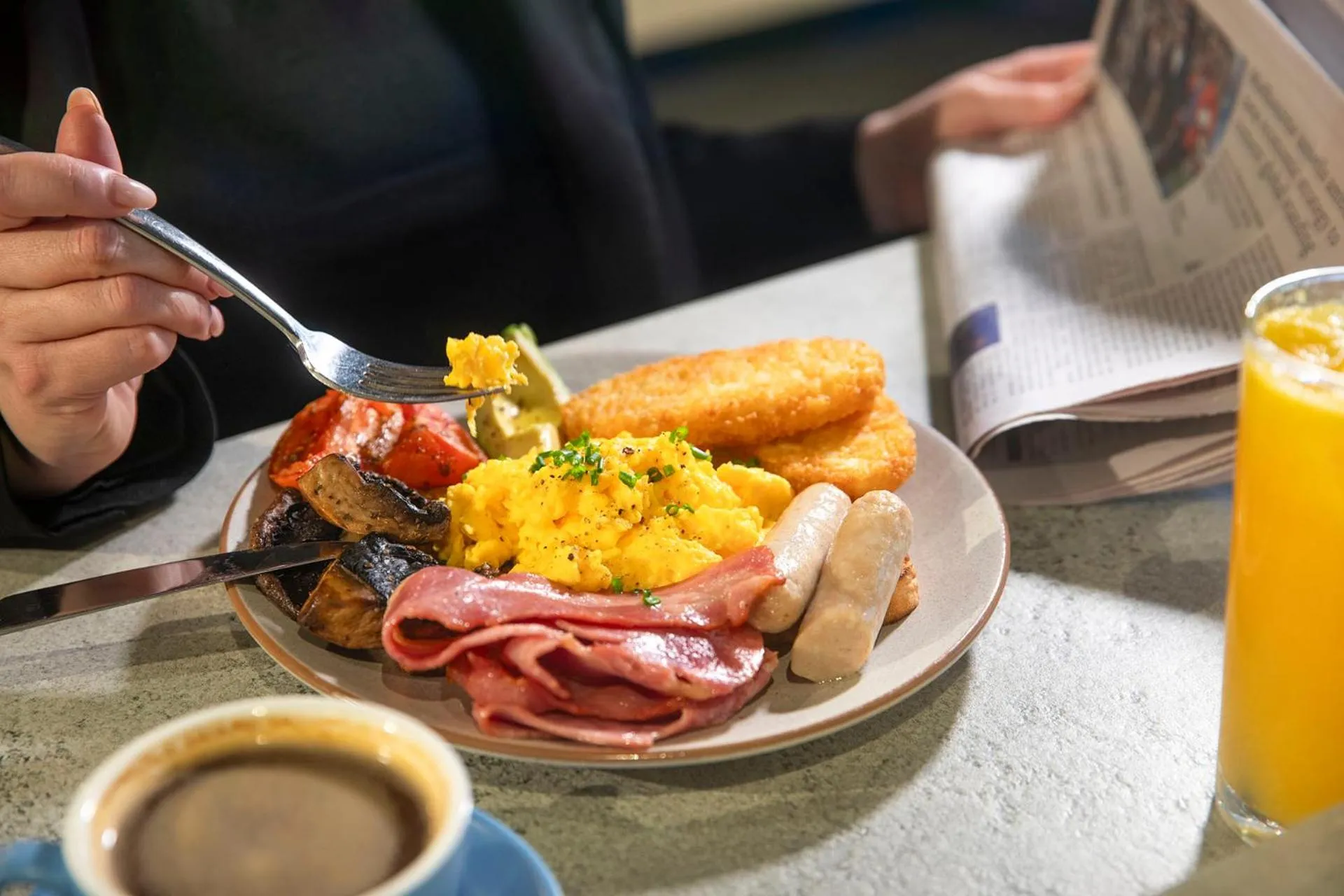 Breakfast in Ink Hotel Melbourne Southbank