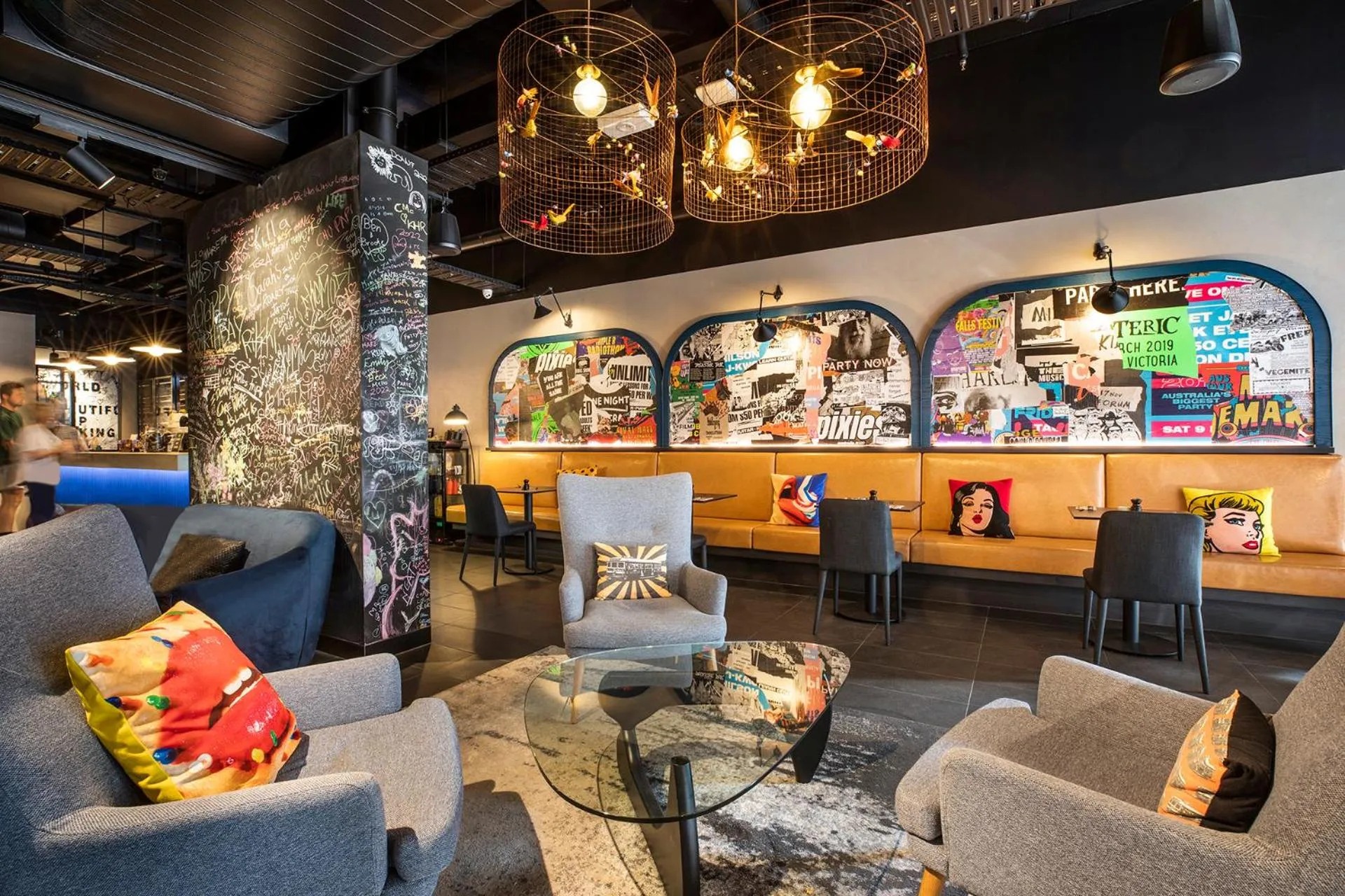 Lobby or reception in Ink Hotel Melbourne Southbank