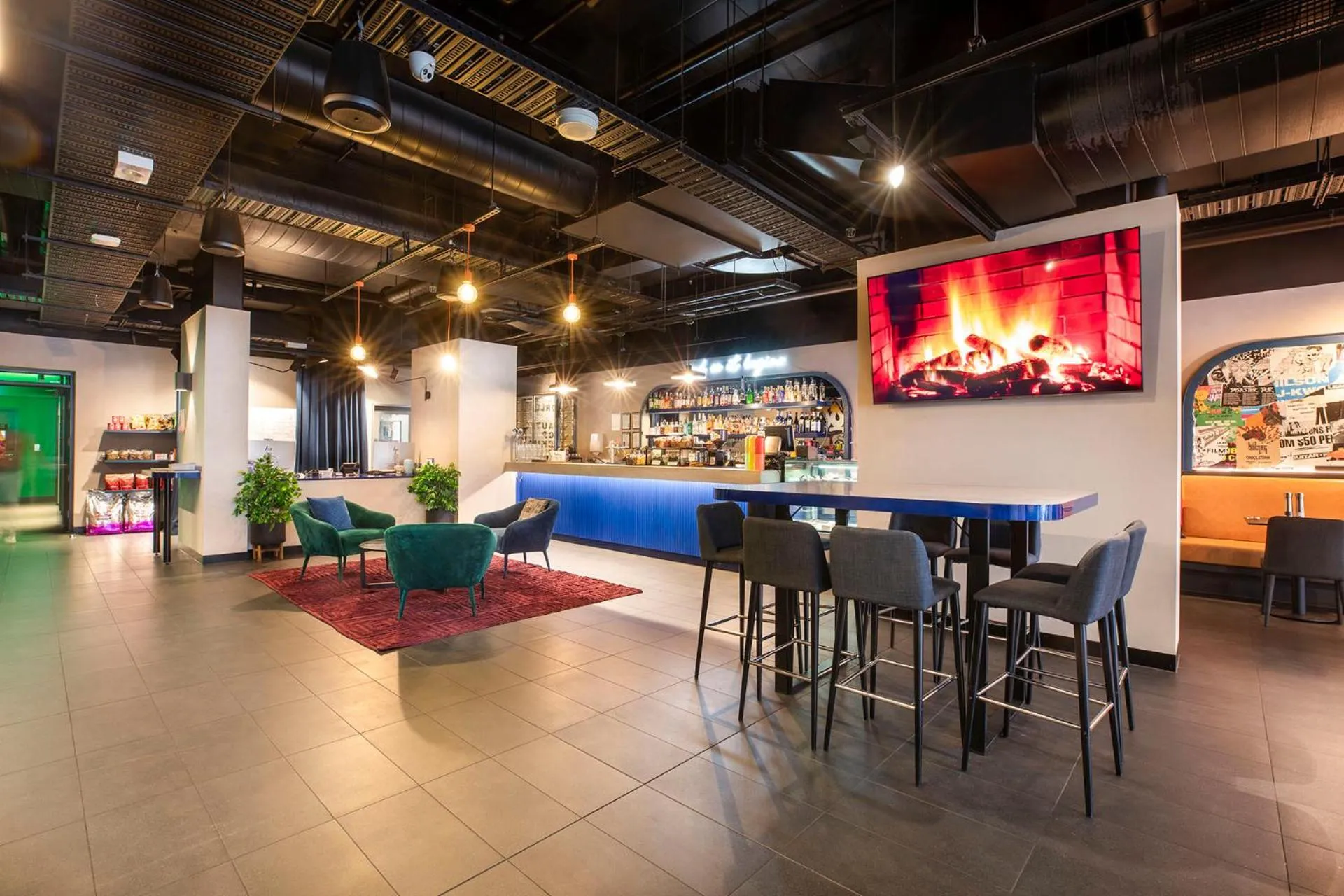 Lobby or reception in Ink Hotel Melbourne Southbank