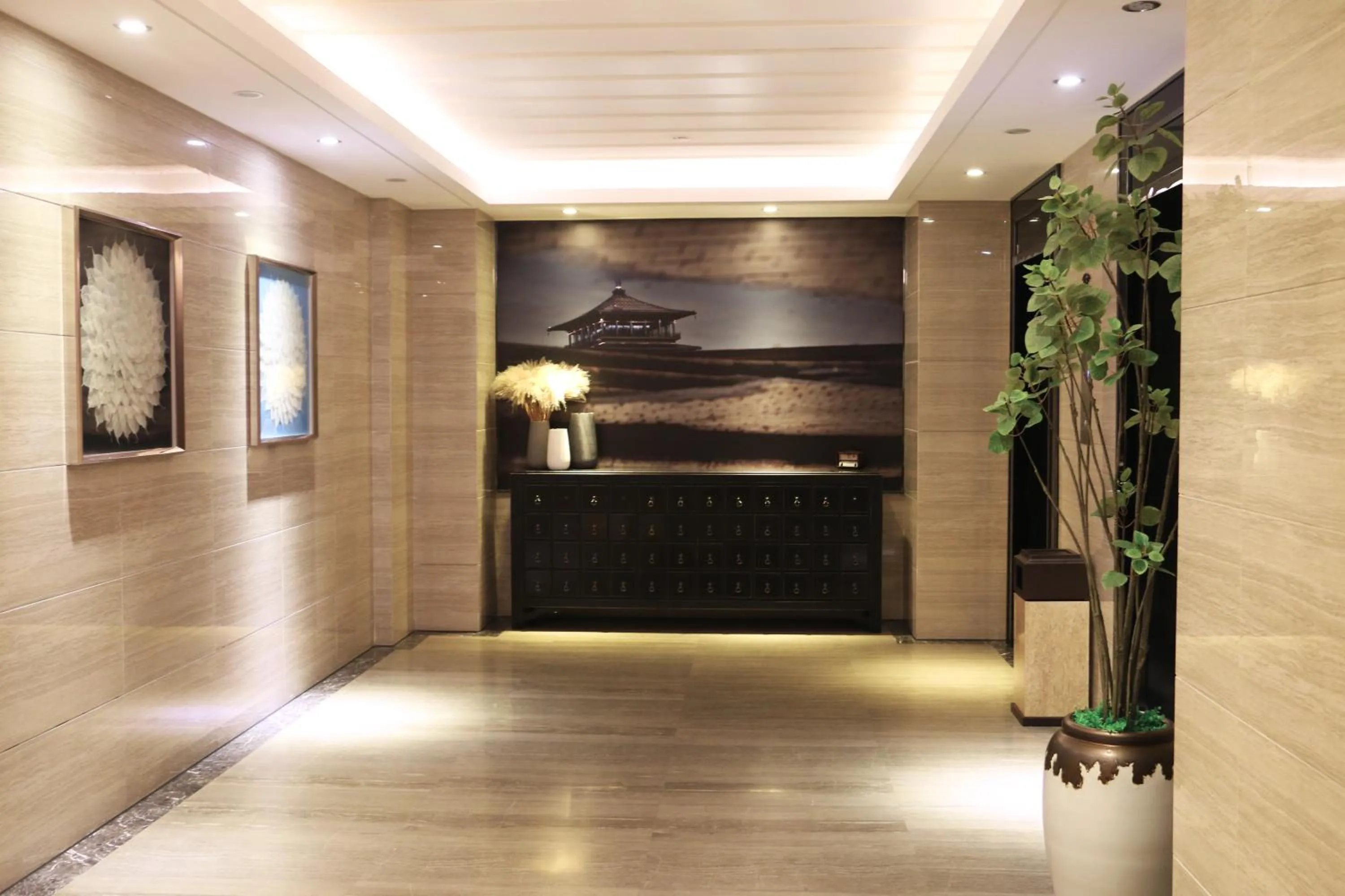 Decorative detail in Atour Hotel Xi'an (Wenjing Road, North 2nd Ring Road