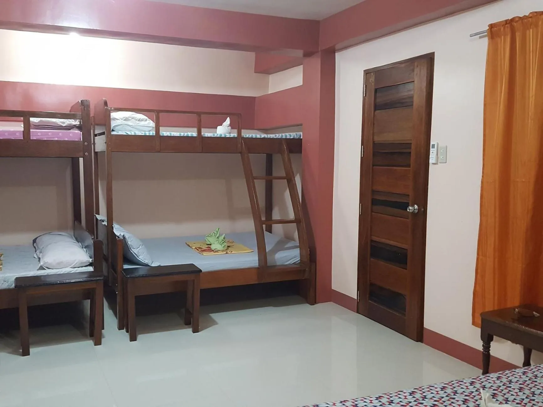 Bed in D'MESA Seacretlodge and Restaurant