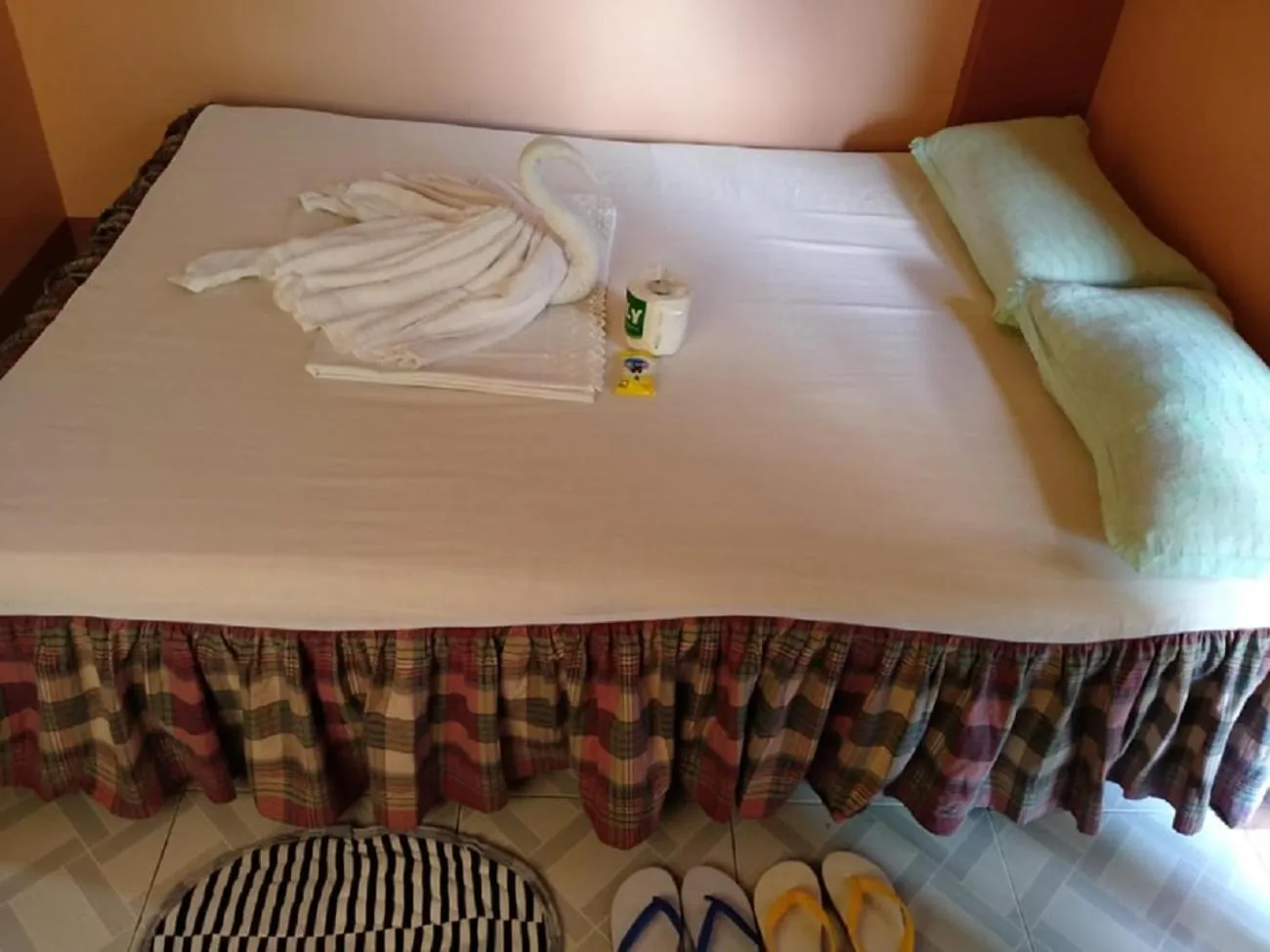 Bed in D'MESA Seacretlodge and Restaurant