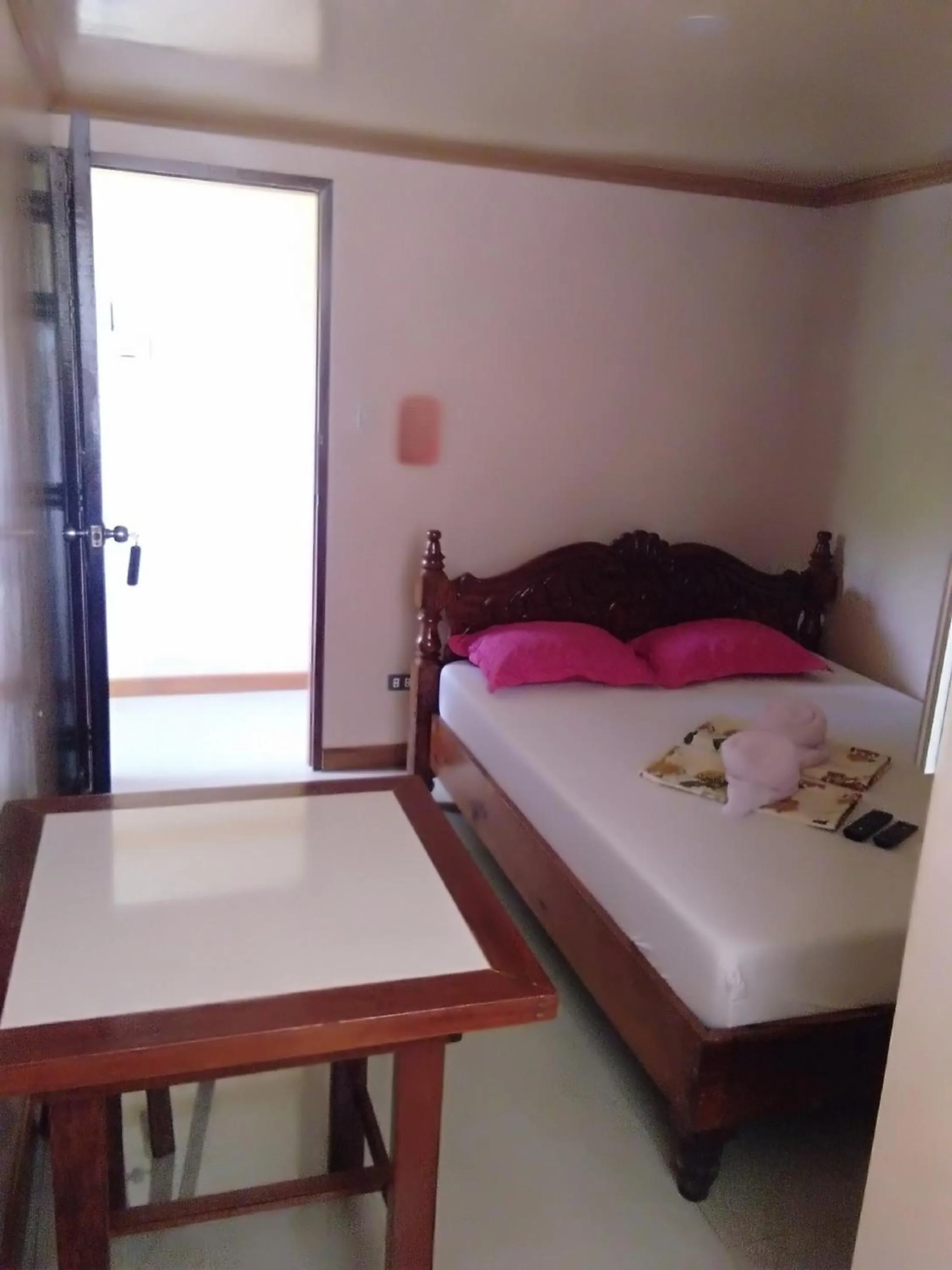 Bed in D'MESA Seacretlodge and Restaurant