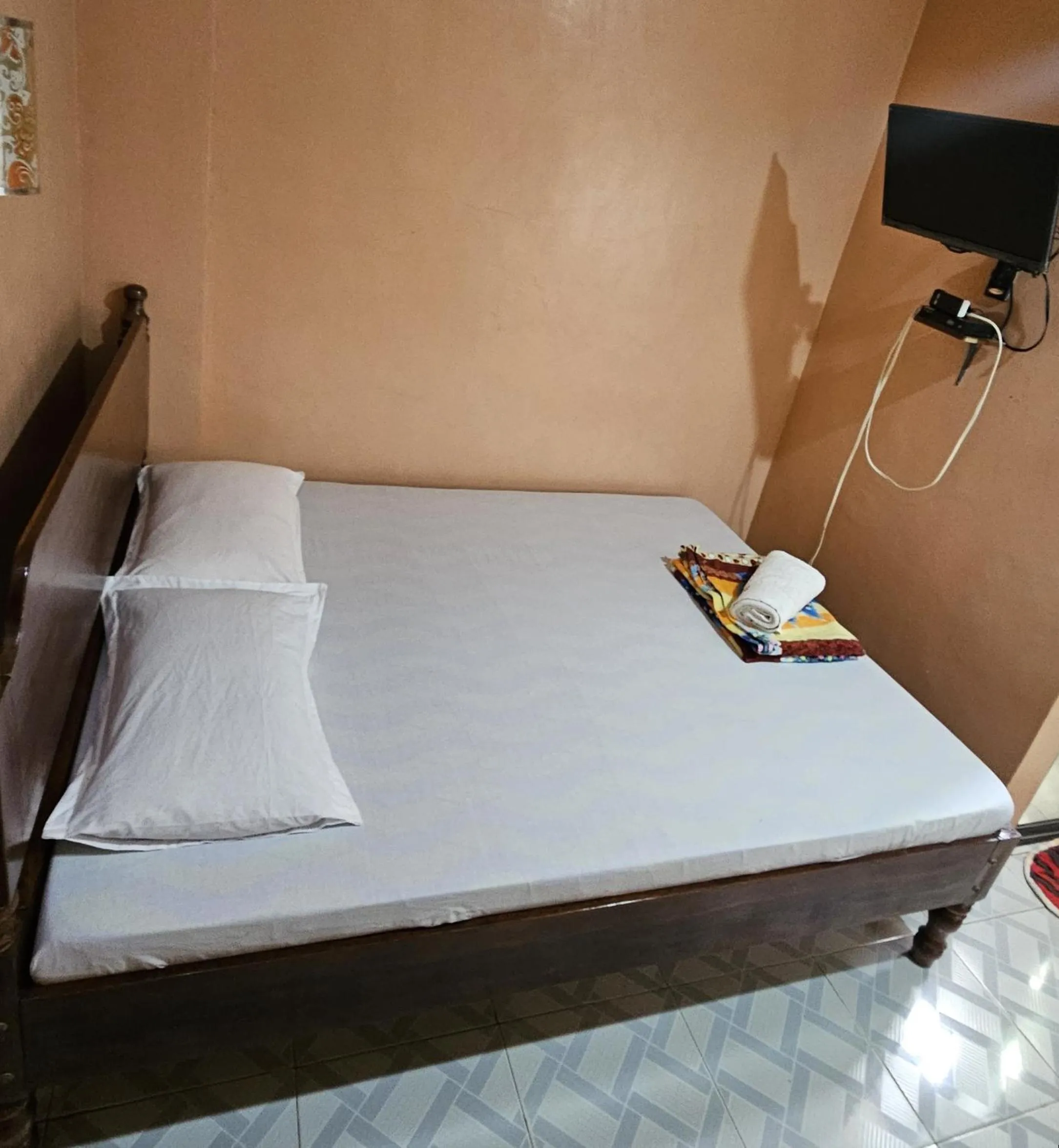 Bed in D'MESA Seacretlodge and Restaurant