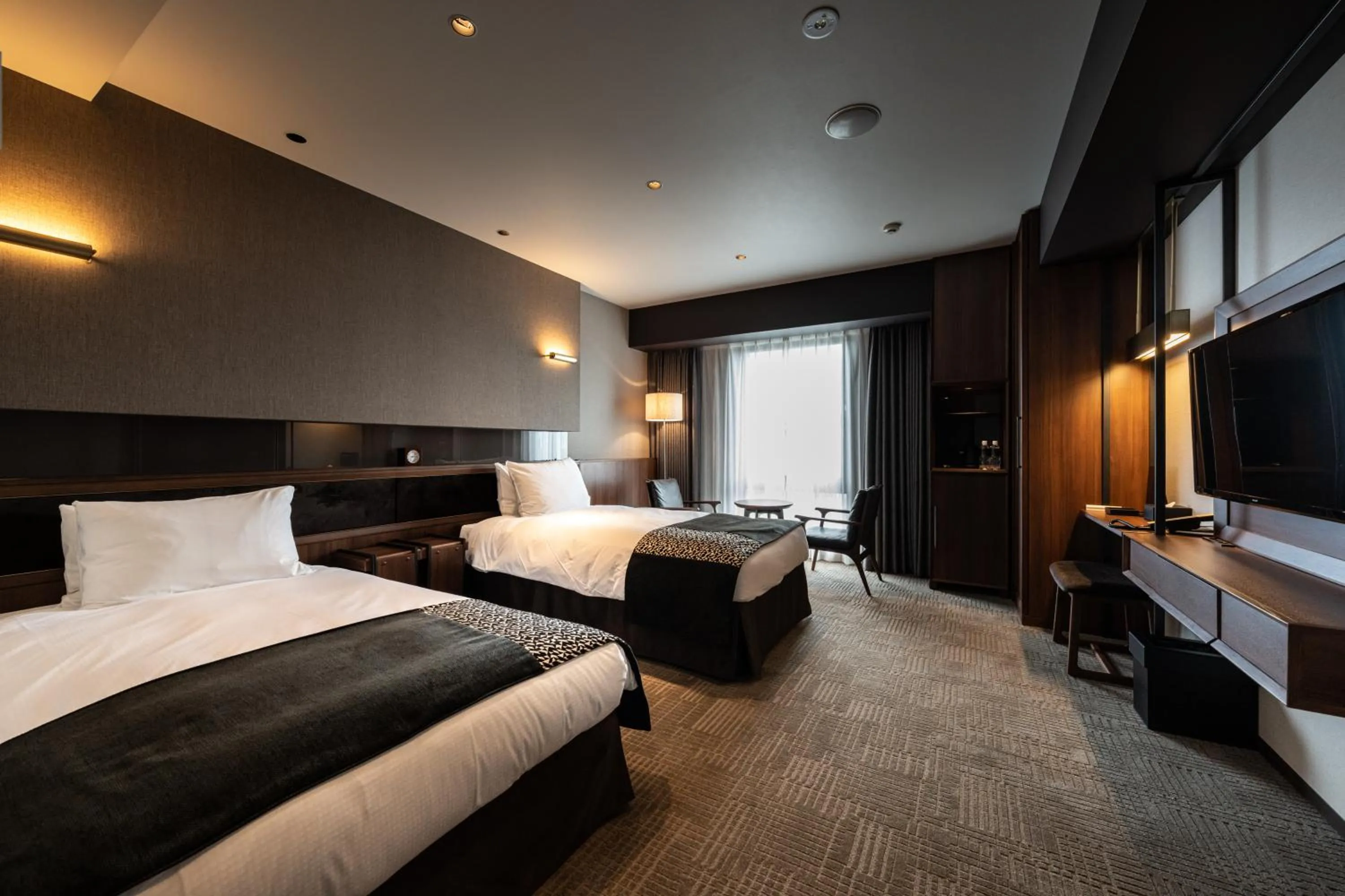 Bed in Hotel Trad Hakata