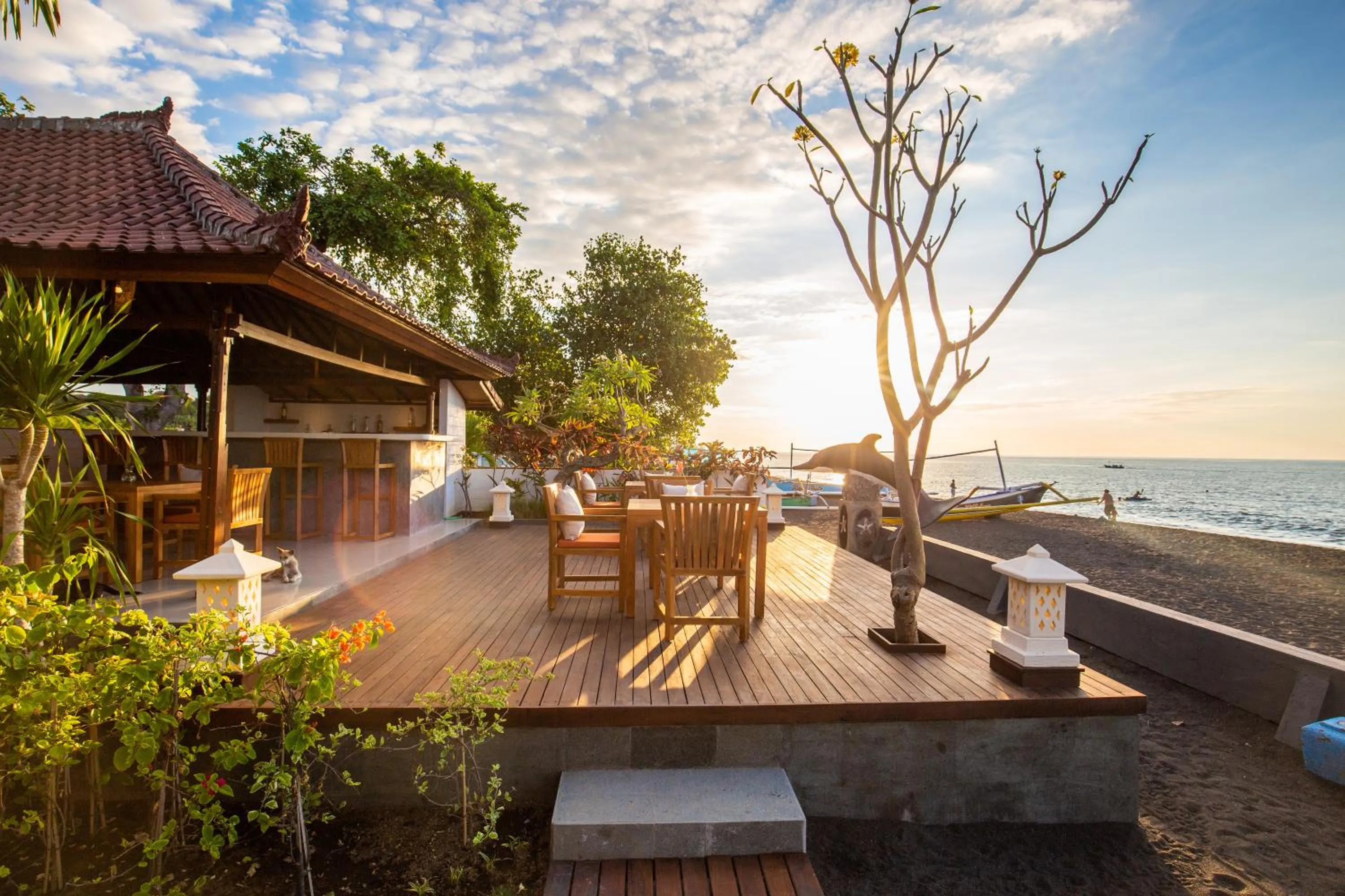 Patio in Nalika Beach Resort - Adults Only