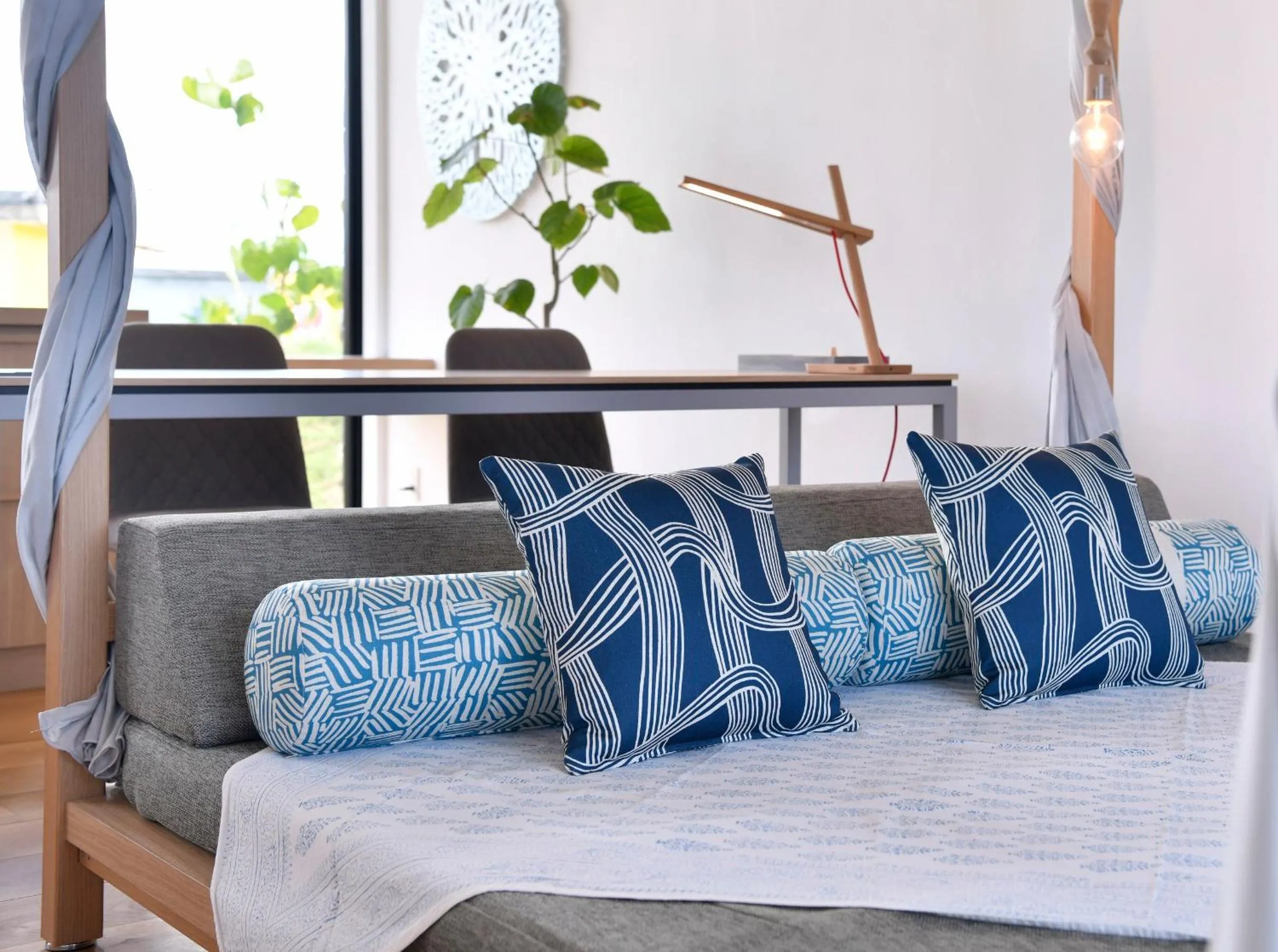 Bed in Feliz Villa Suite Irabujima Sawada