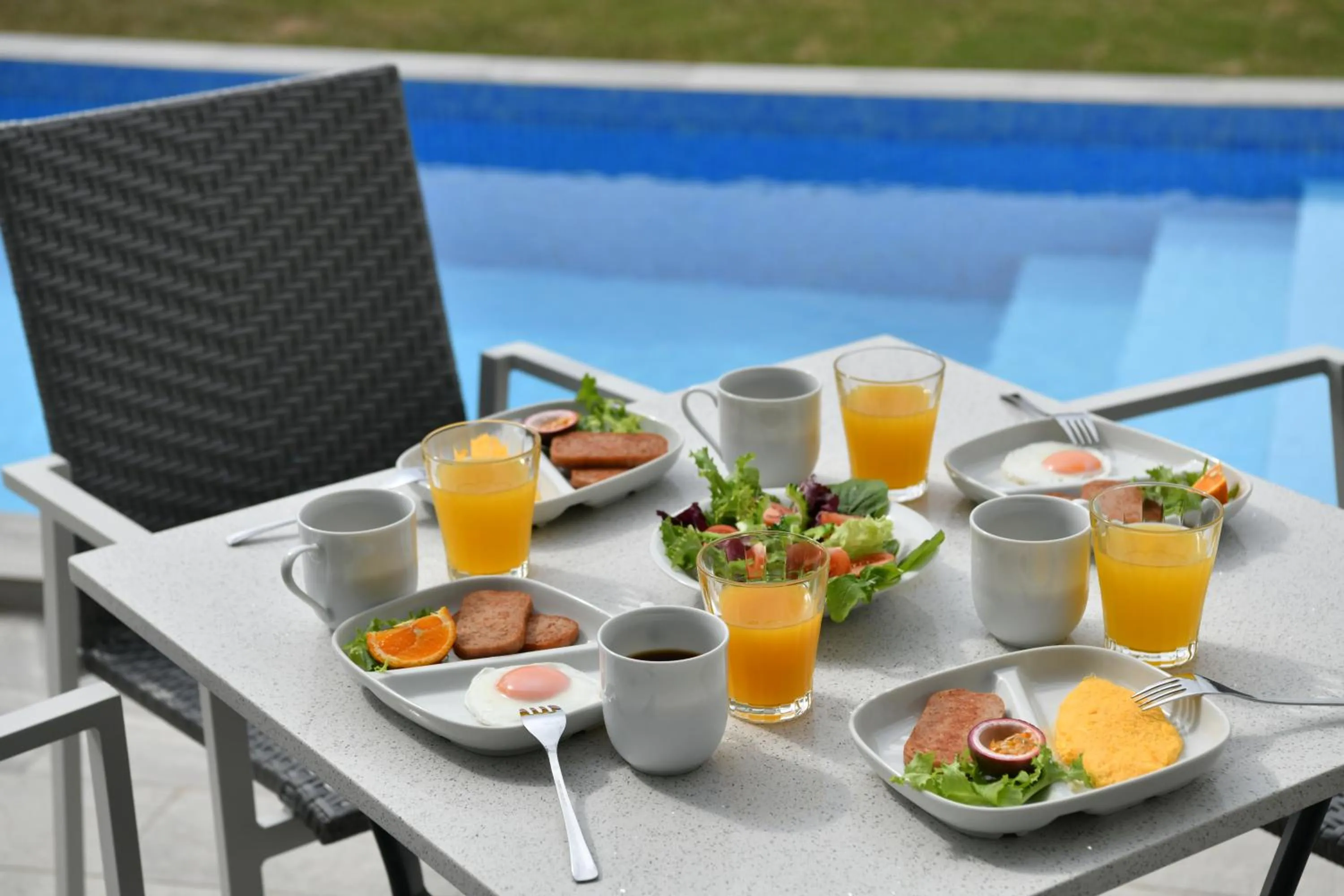 Balcony/Terrace in Feliz Villa Suite Irabujima Sawada