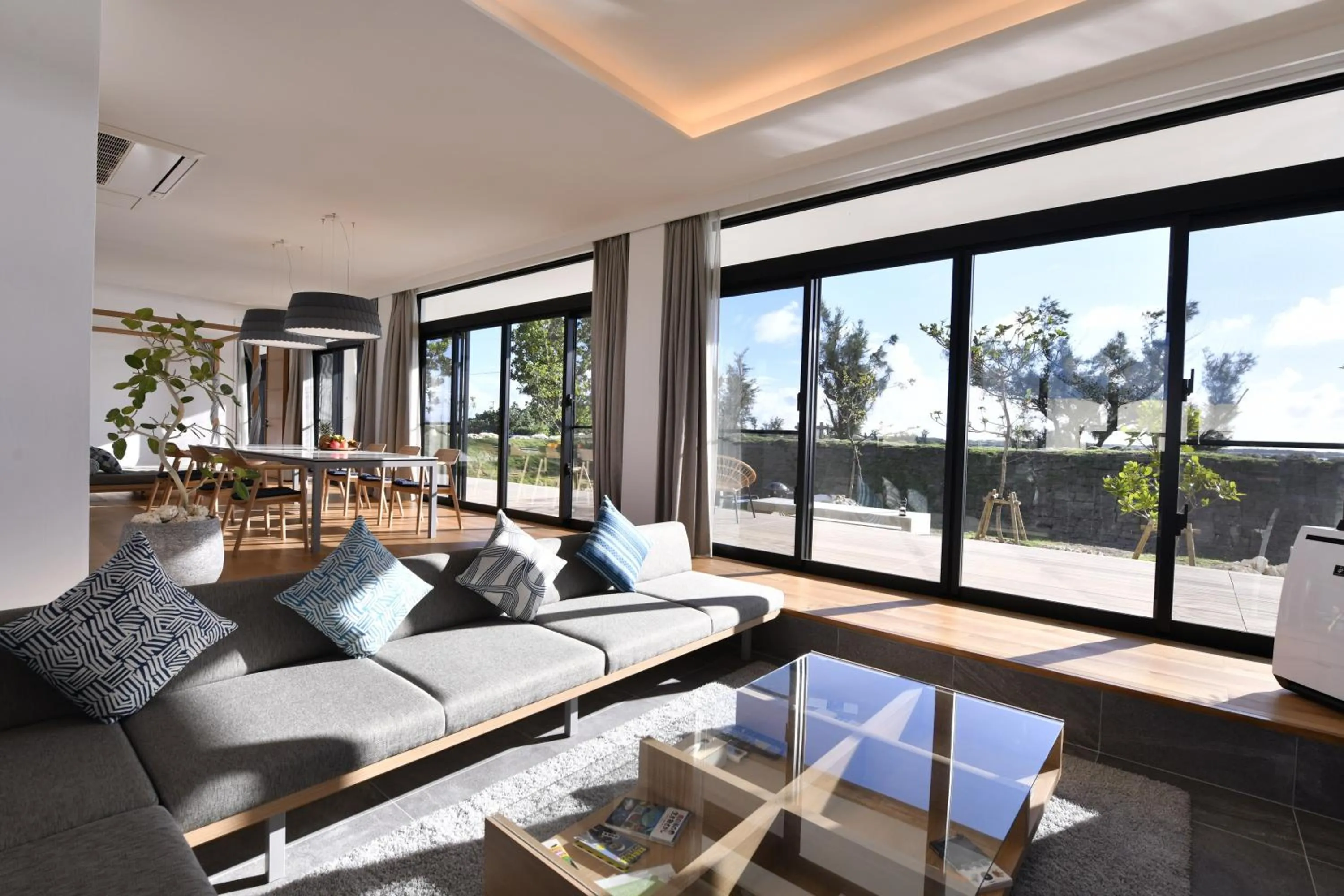 Living room in Feliz Villa Suite Irabujima Sawada