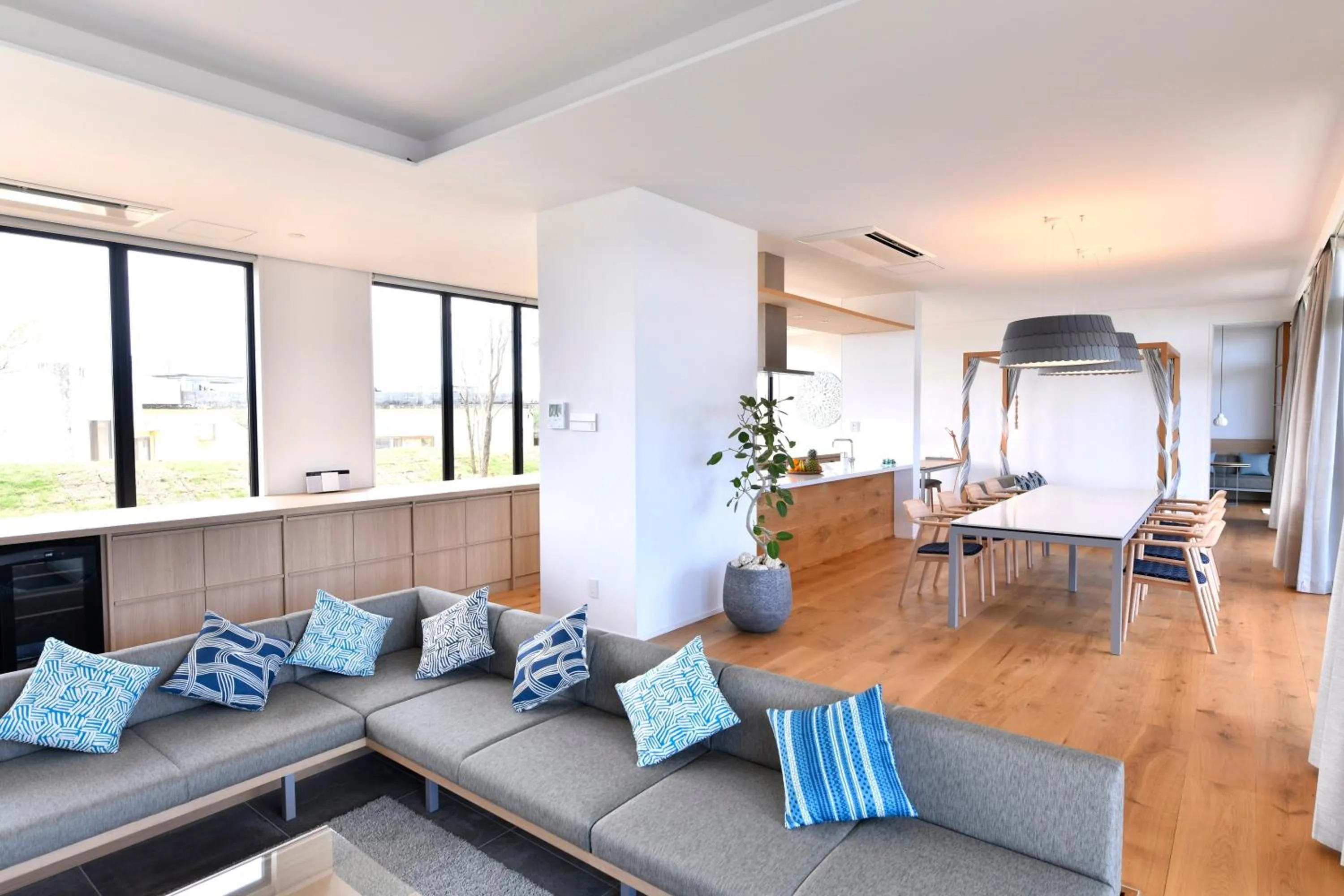 Living room in Feliz Villa Suite Irabujima Sawada