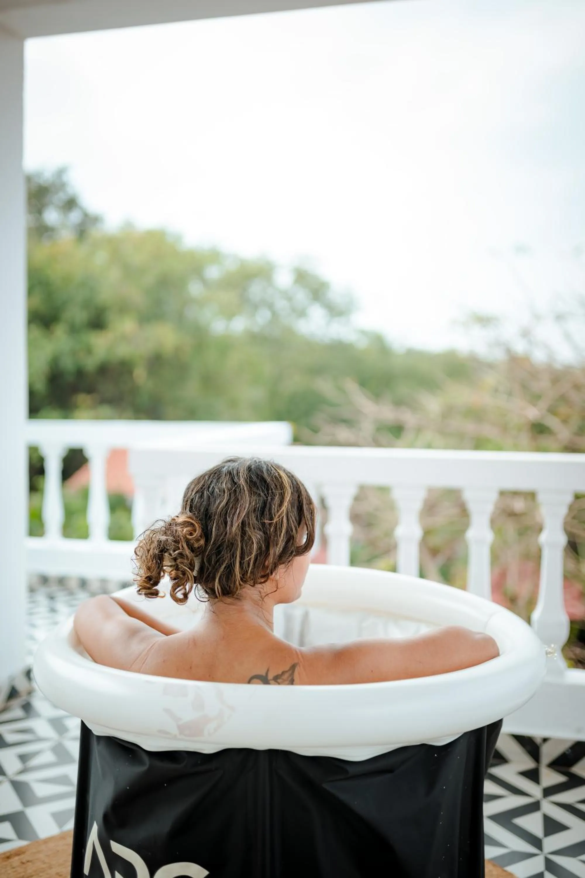 Hot Tub in Verandah - A Beautiful Story, Near Anjuna Beach