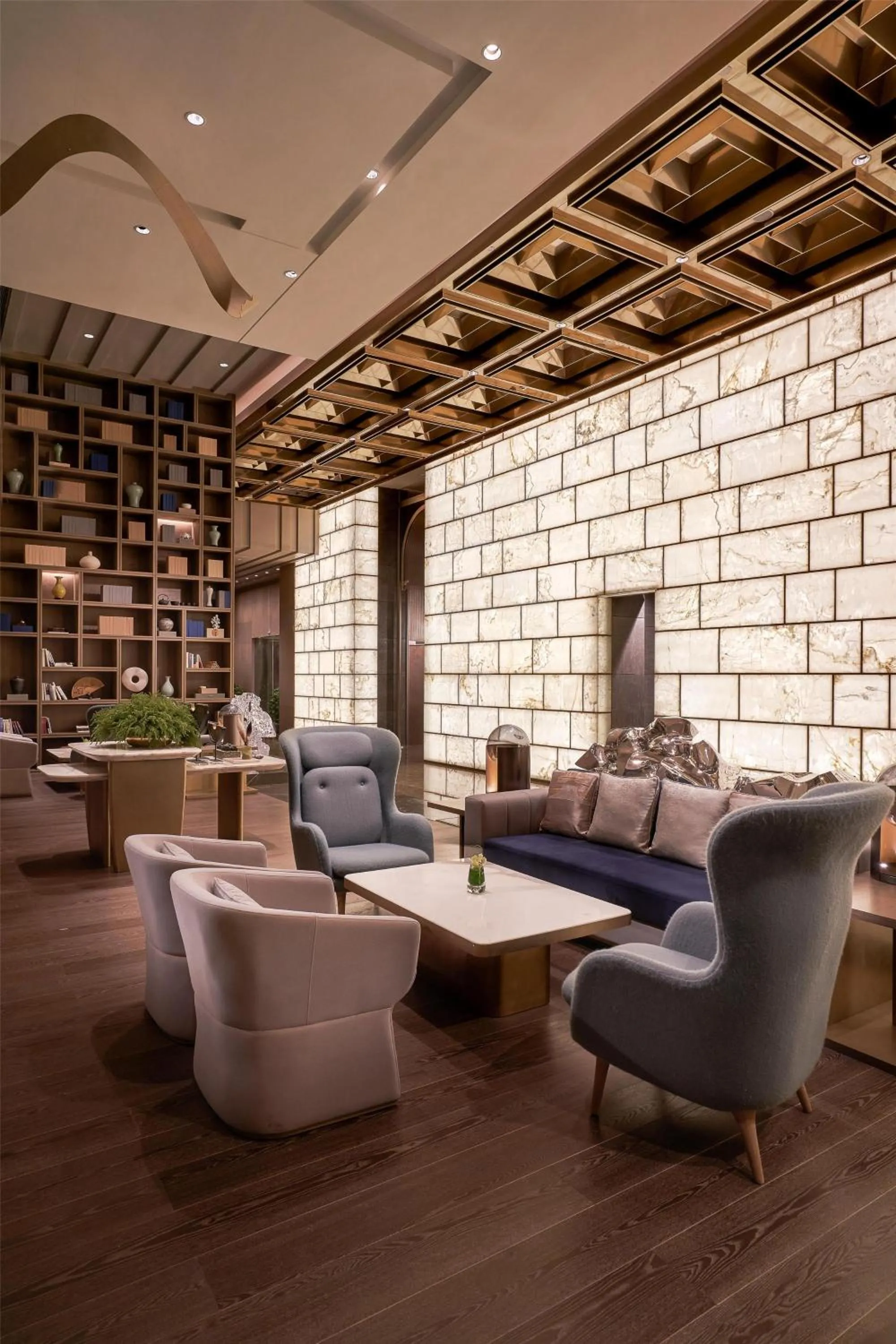 Lounge or bar in Kempinski Hotel Nanjing