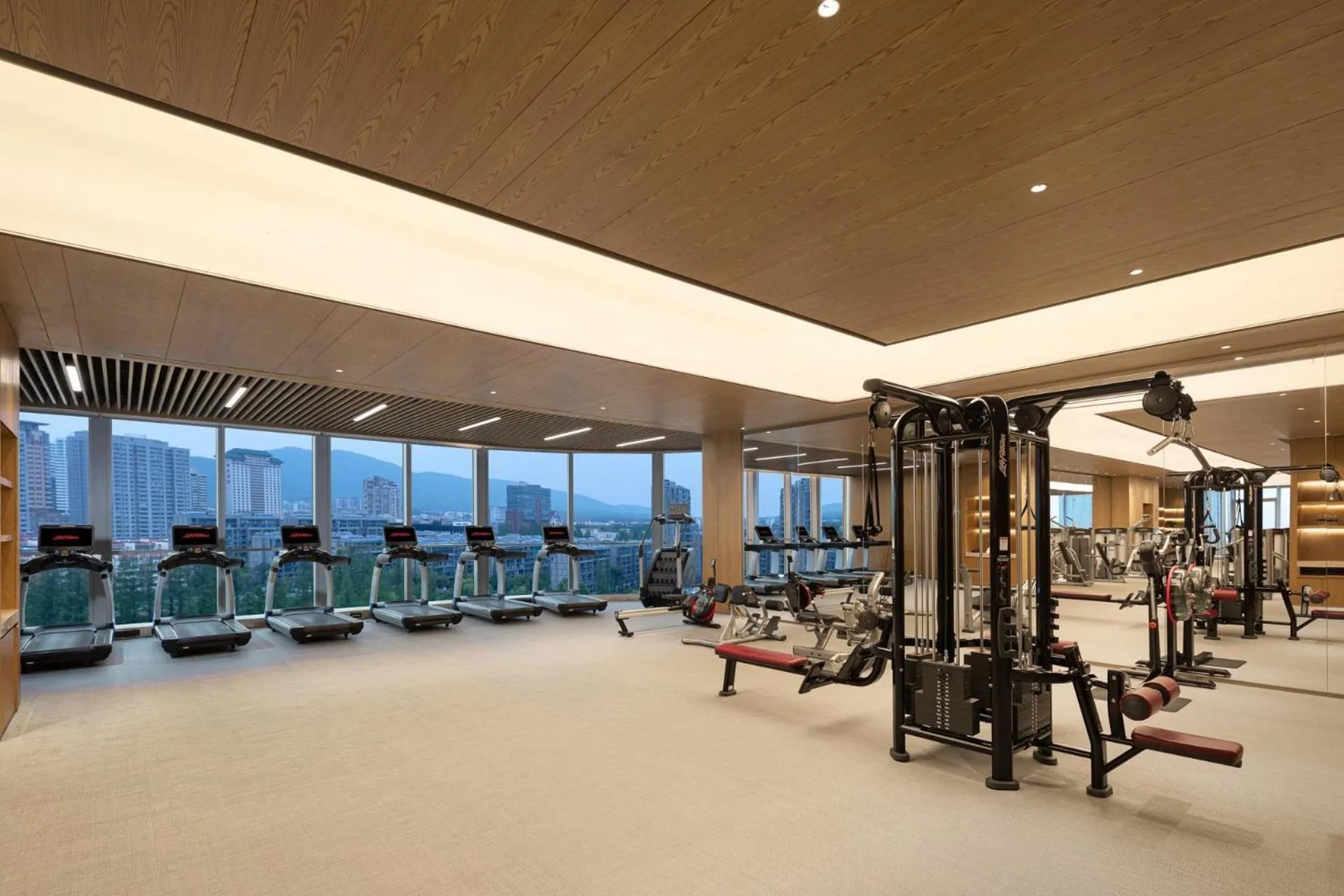 Fitness centre/facilities in Kempinski Hotel Nanjing