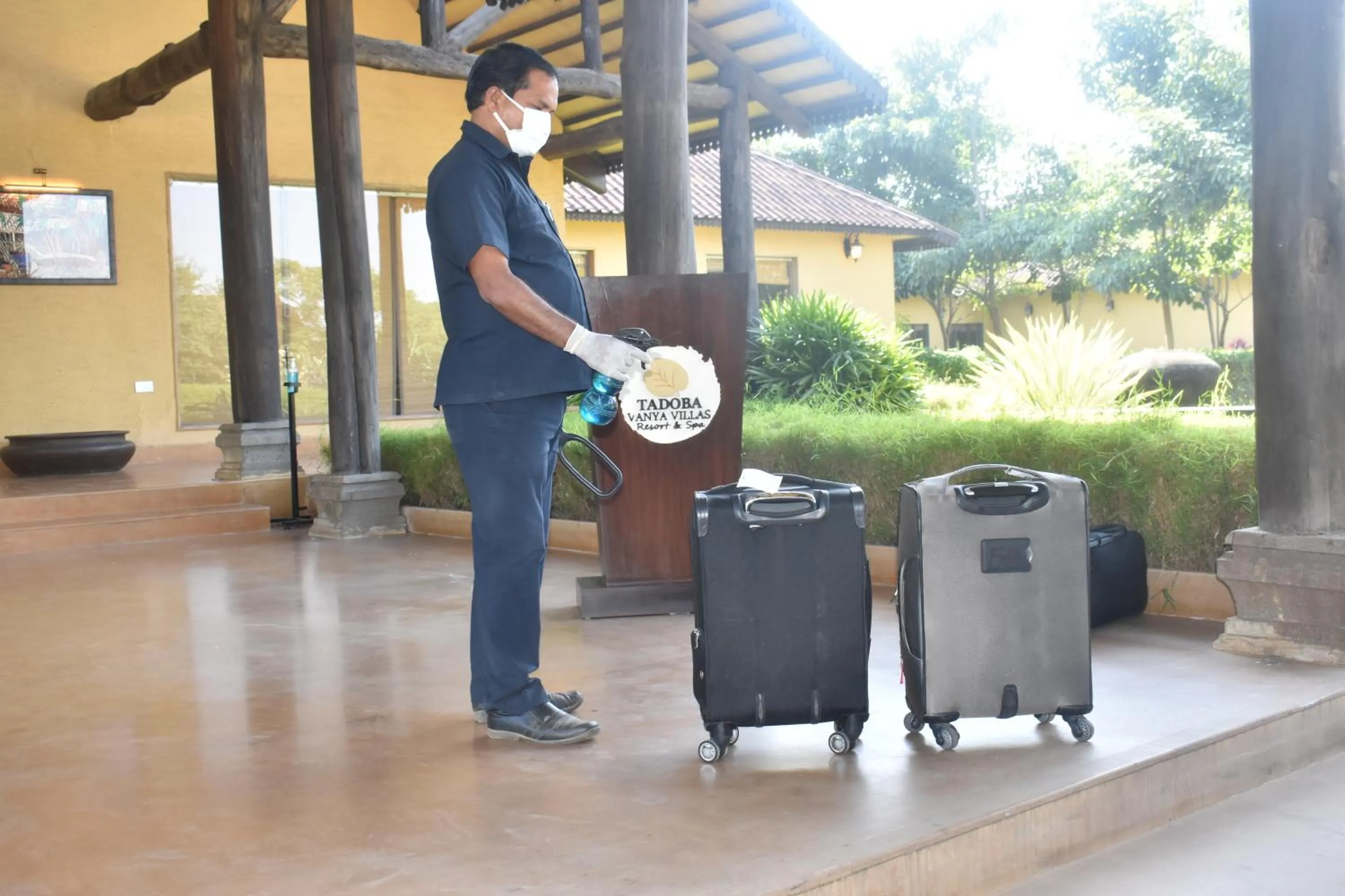 Staff in WelcomHeritage Tadoba Vanya Villas Resort & Spa