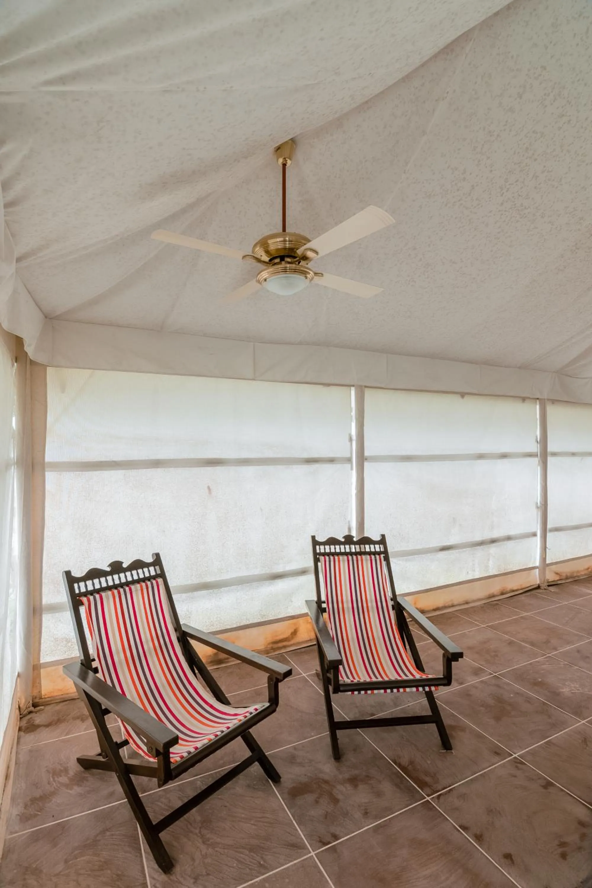Balcony/Terrace in WelcomHeritage Tadoba Vanya Villas Resort & Spa