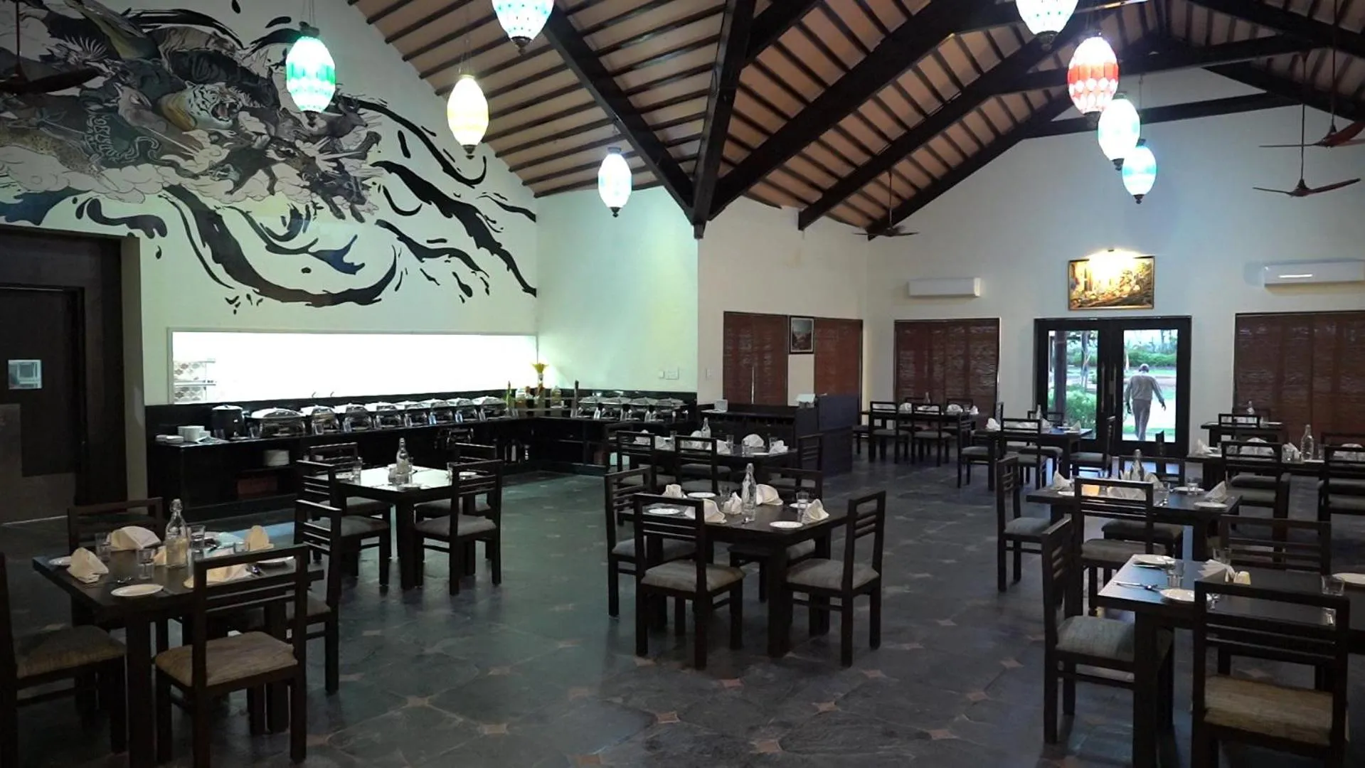 Restaurant/places to eat in WelcomHeritage Tadoba Vanya Villas Resort & Spa