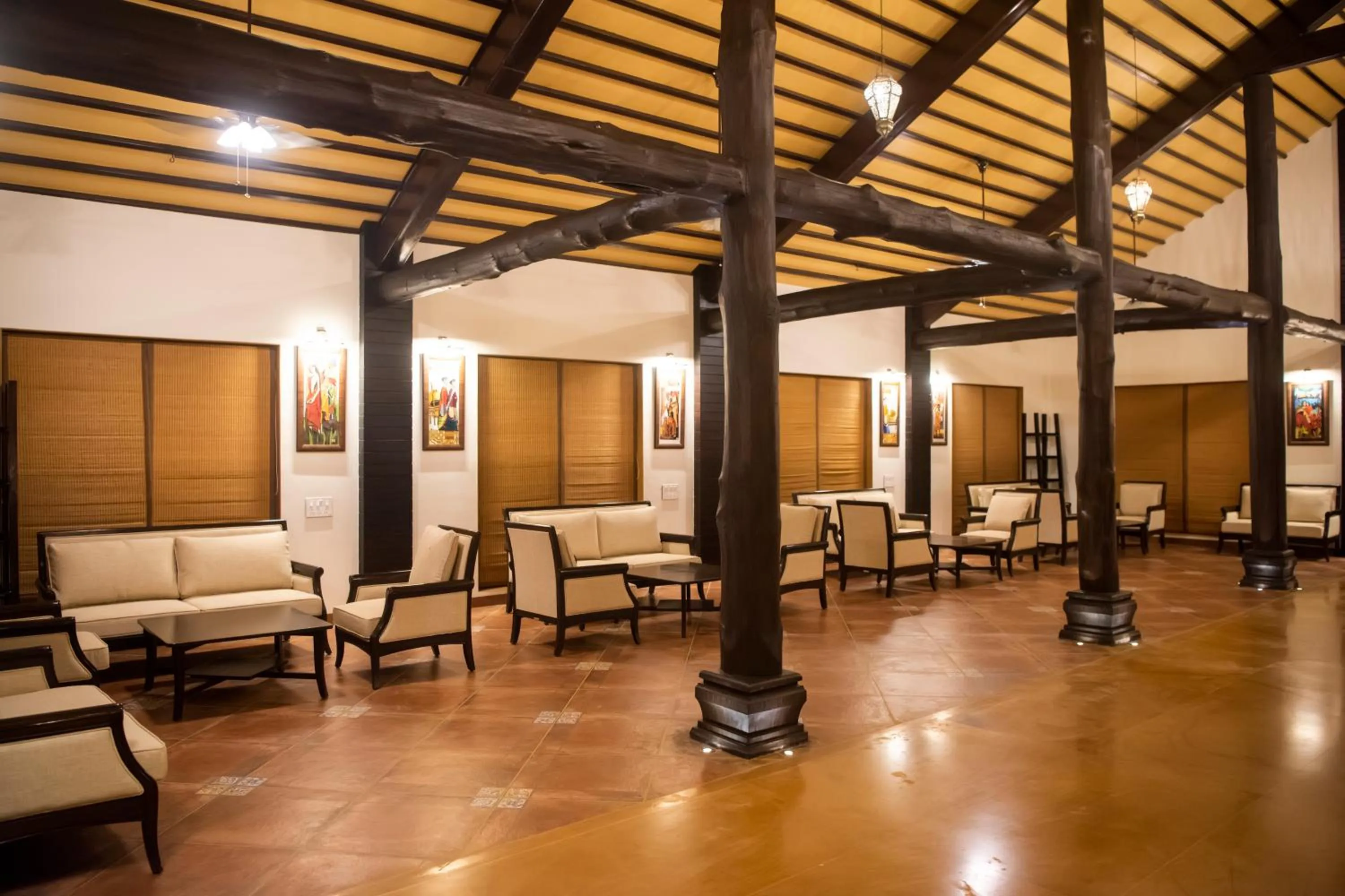 Seating area in WelcomHeritage Tadoba Vanya Villas Resort & Spa