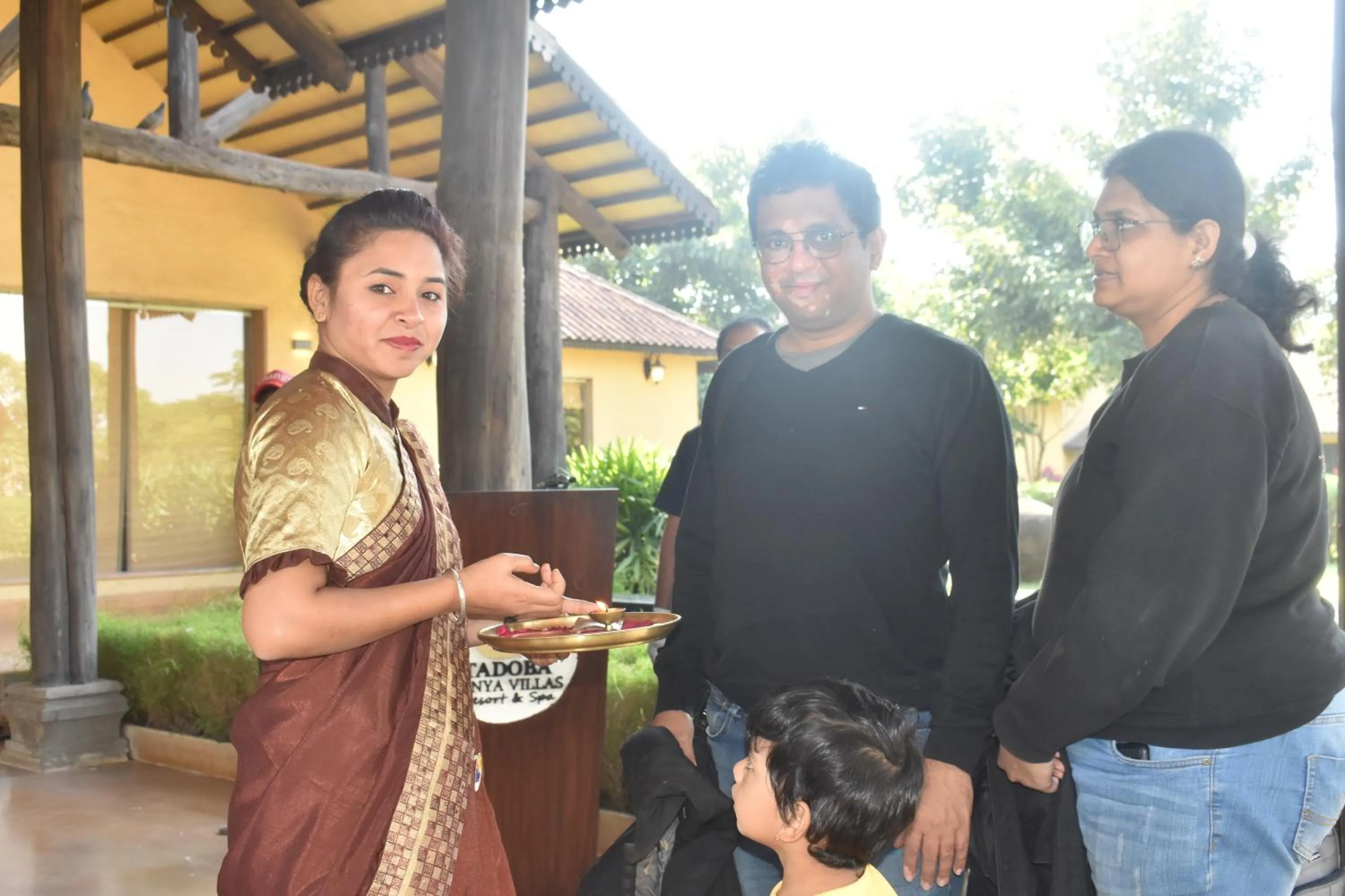 Staff in WelcomHeritage Tadoba Vanya Villas Resort & Spa