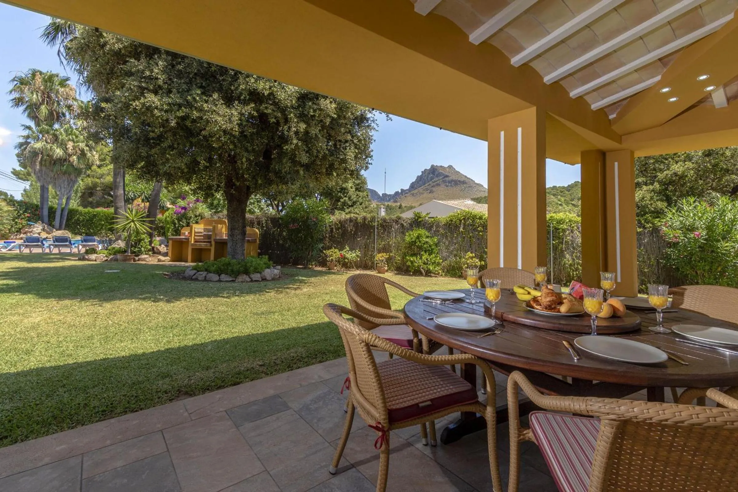 Garden view in Villa Formosa