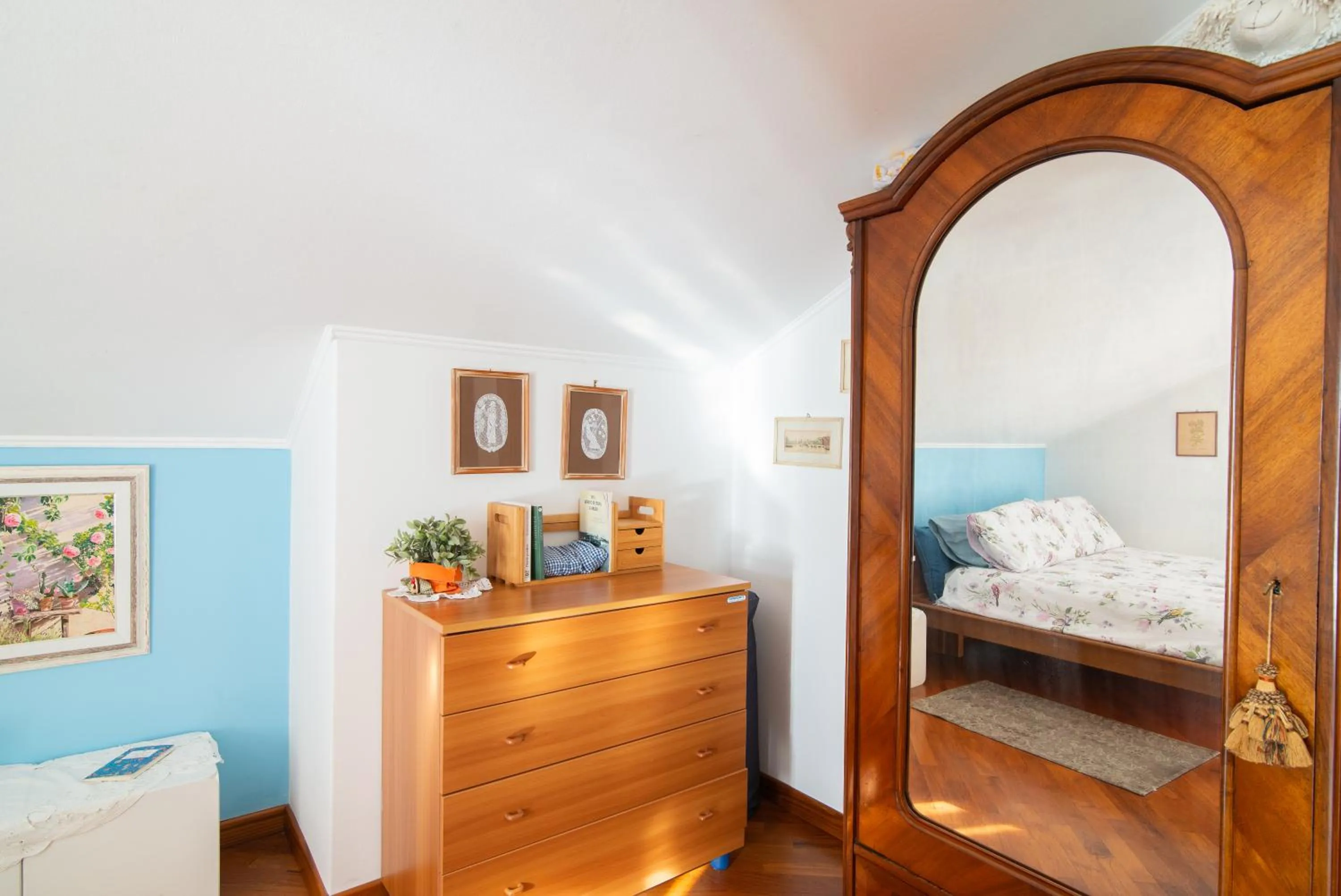 Bed in La mansarda delle meraviglie B&B Superior