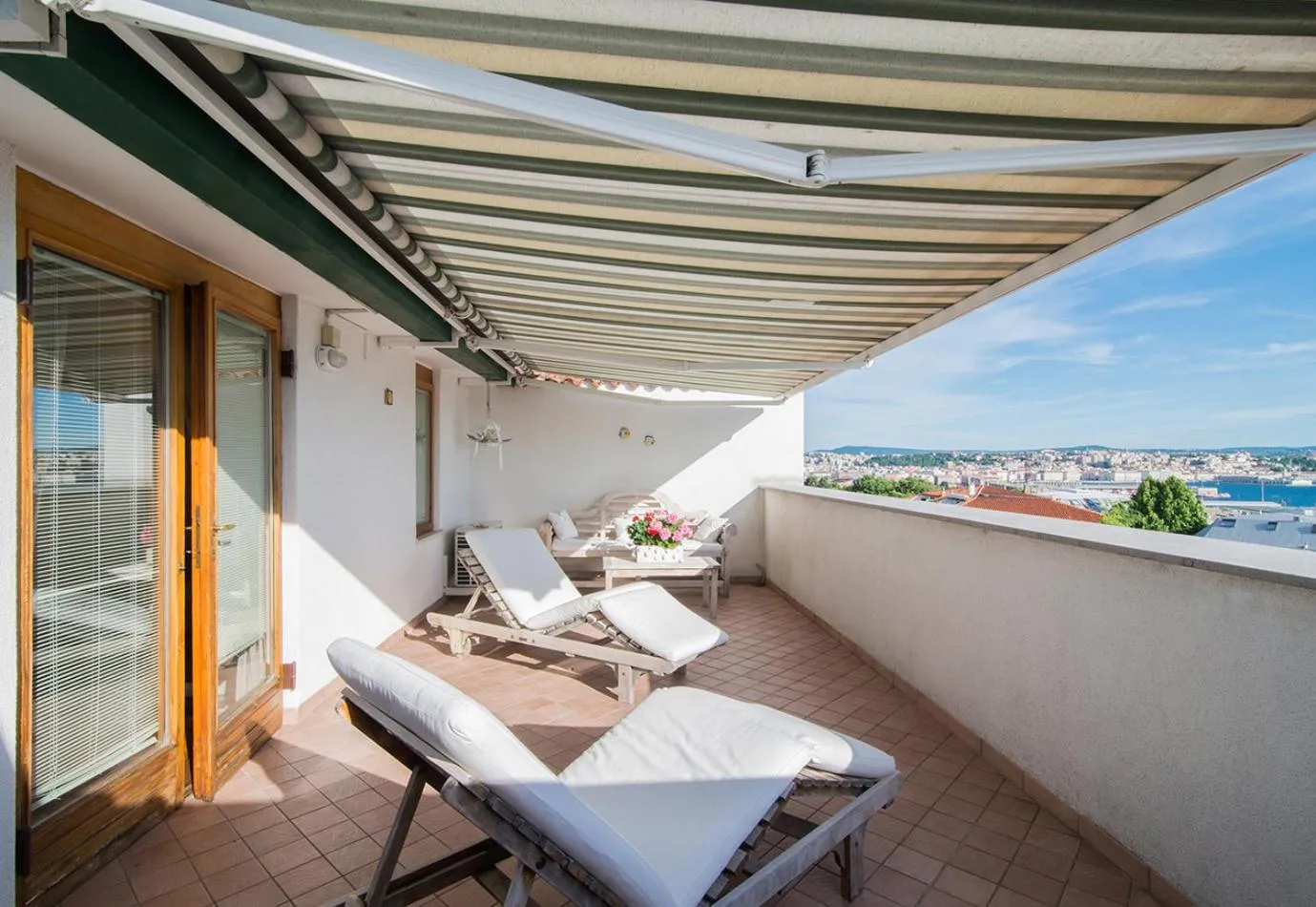 Balcony/Terrace in La mansarda delle meraviglie B&B Superior