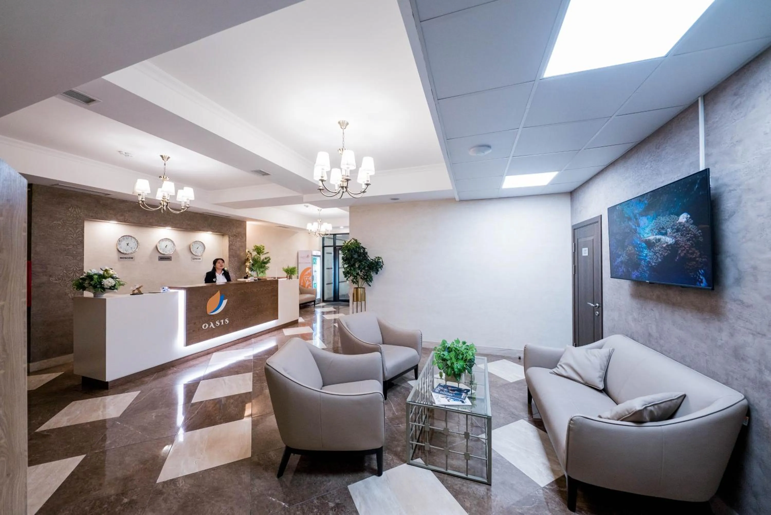 On site in Oasis Residence