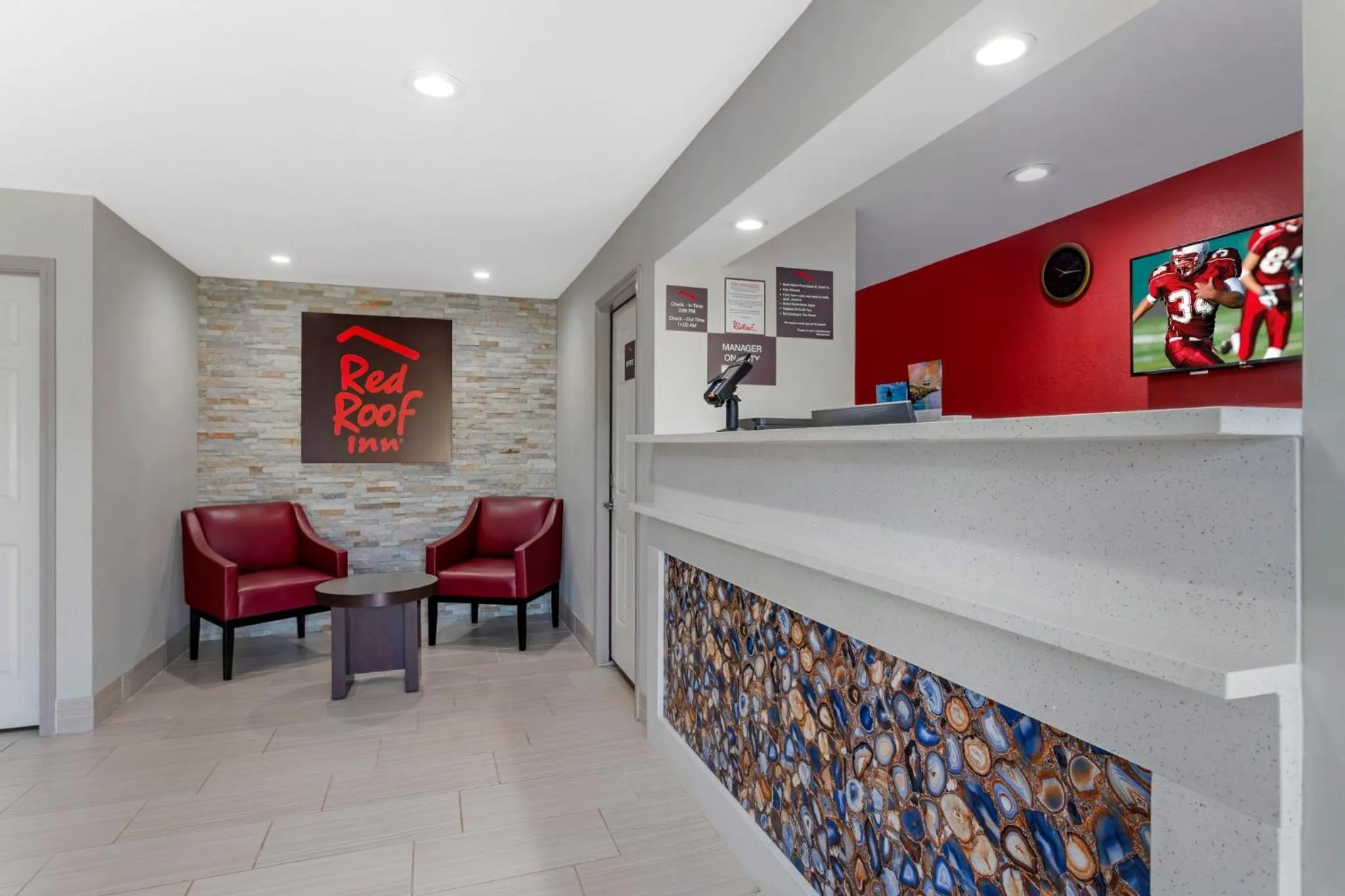 Lobby or reception in Red Roof Inn Hope