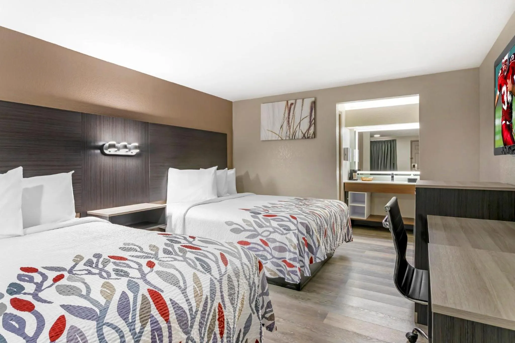 Bedroom, Bed in Red Roof Inn Hope