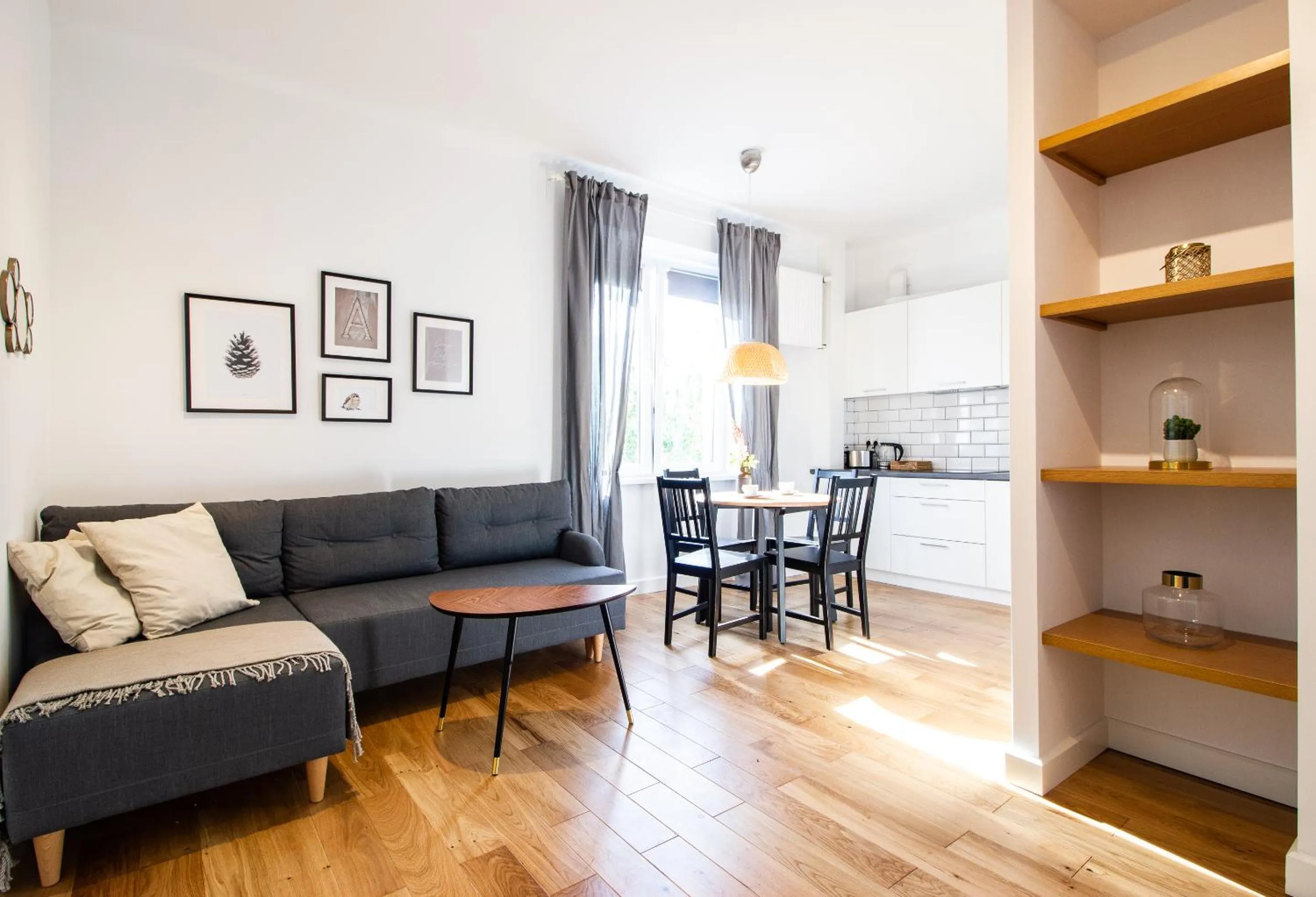 Living room in Old Town Krasiński Garden by BookingHost