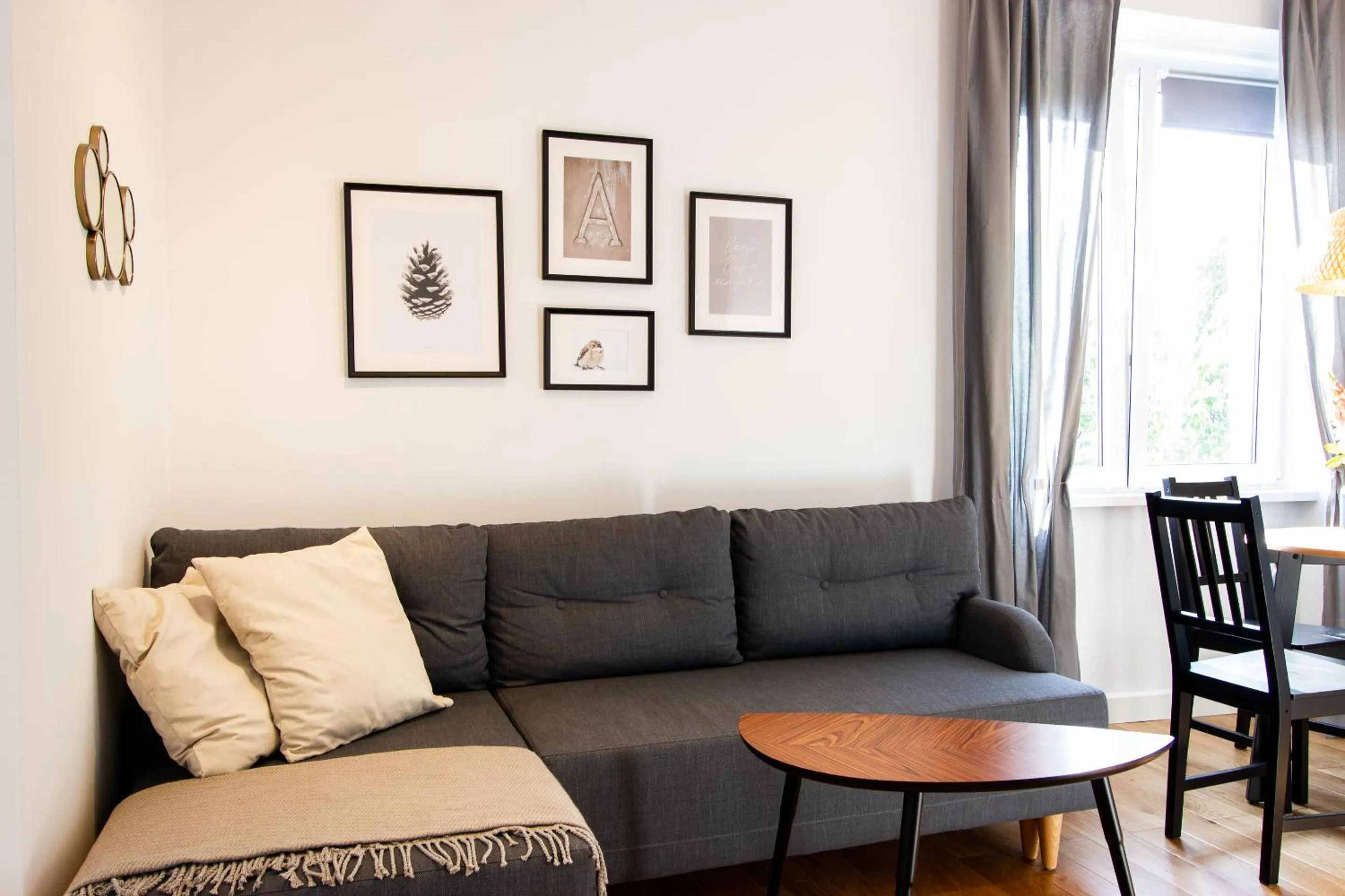 Living room in Old Town Krasiński Garden by BookingHost