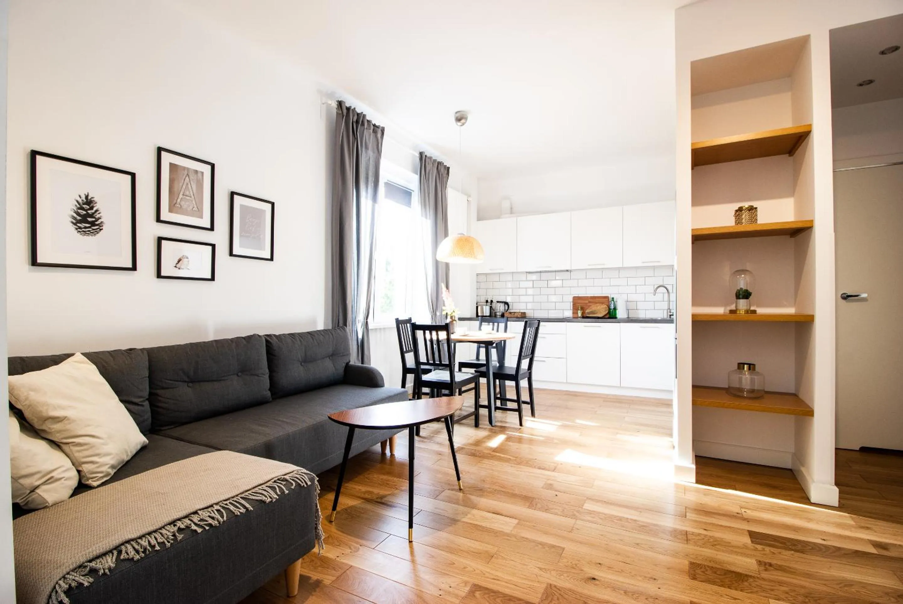 Living room in Old Town Krasiński Garden by BookingHost