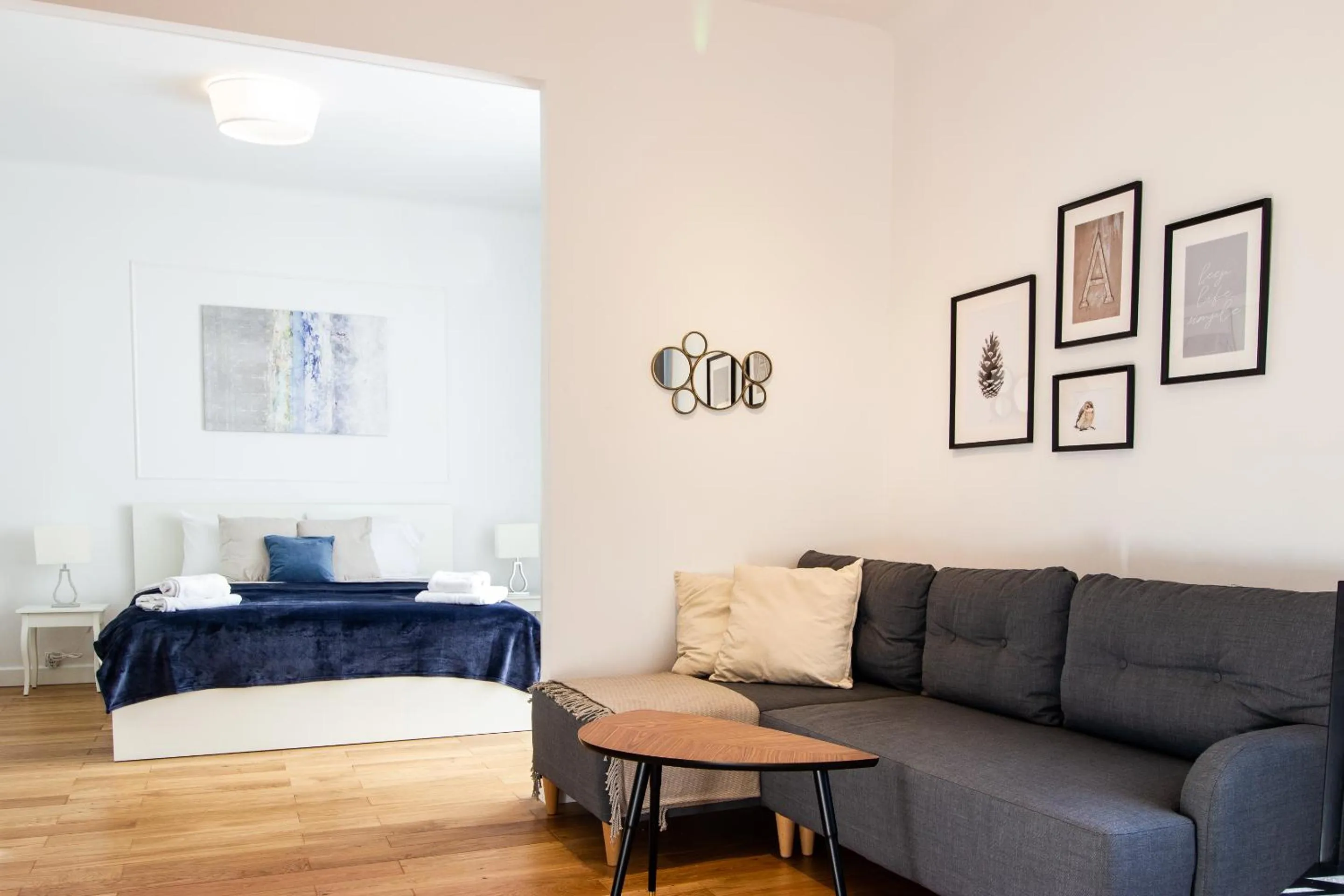 Living room in Old Town Krasiński Garden by BookingHost