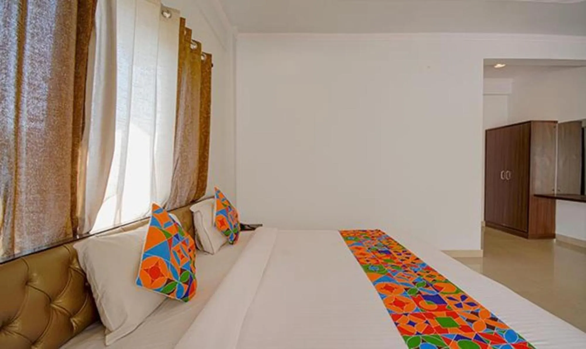 Bed in FabHotel Yamunotri Retreat, Tapovan