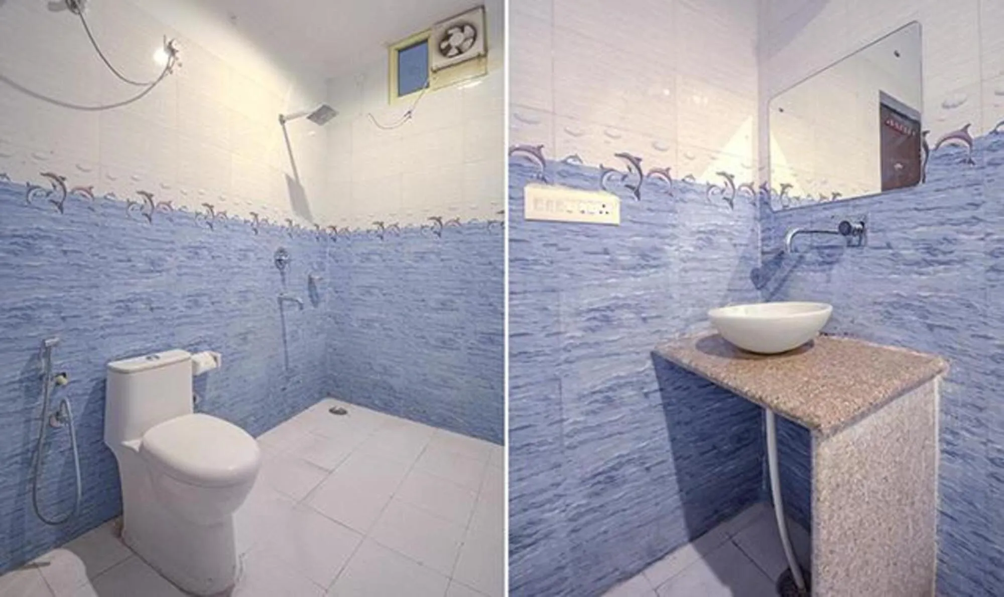 Toilet in FabHotel Yamunotri Retreat, Tapovan