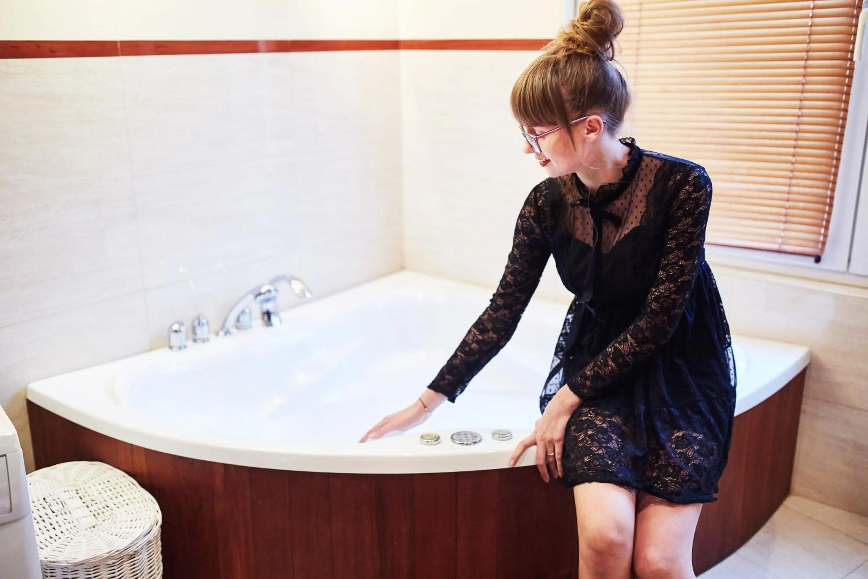 Hot Tub in Apartament Królewski