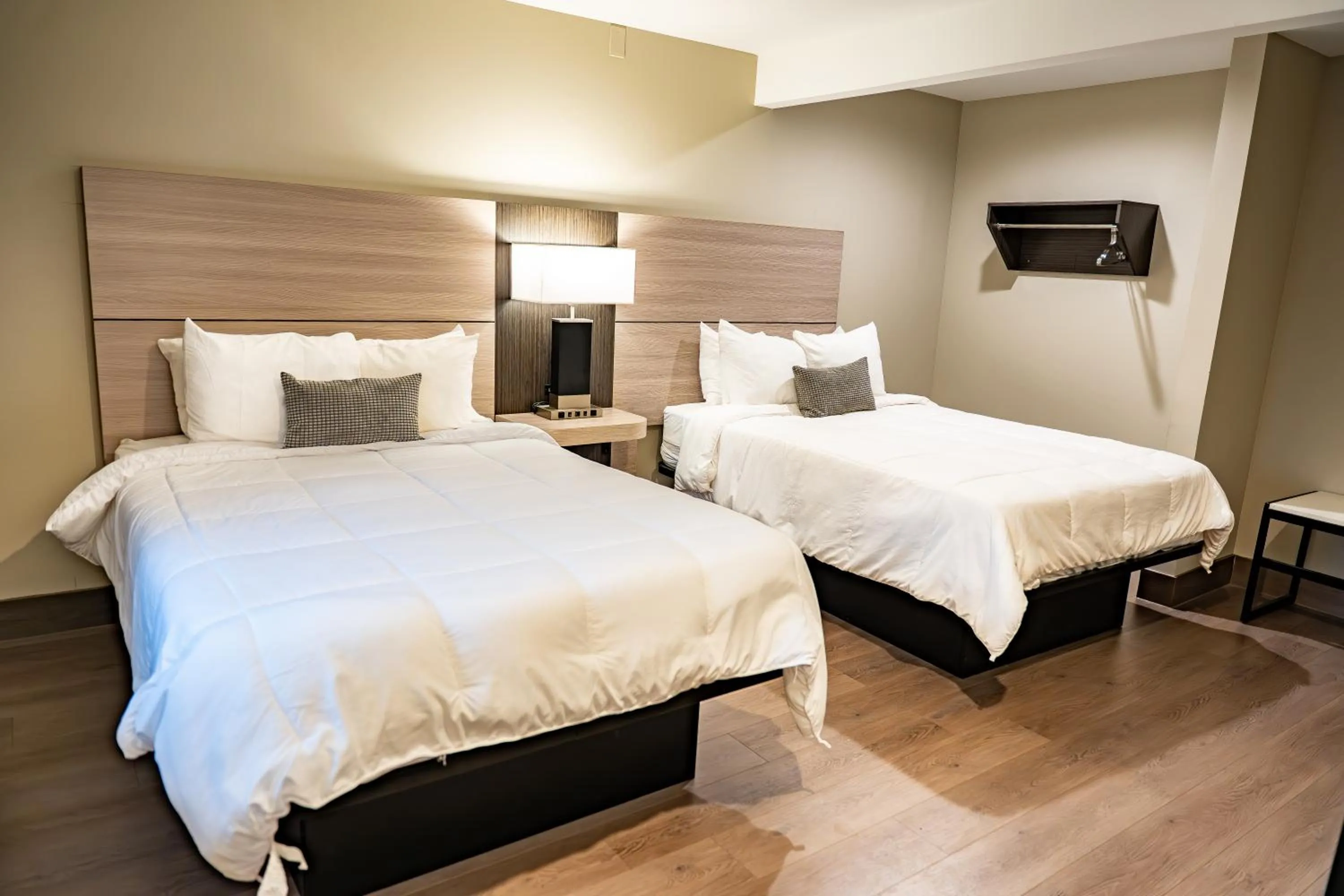 Bed in Whitman Motor Lodge