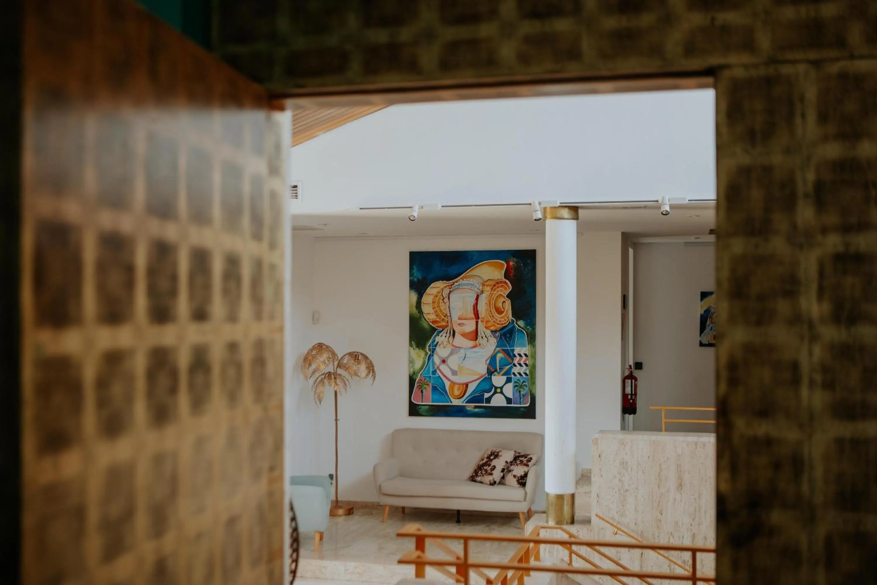 Lobby or reception in Hotel Boutique Hort de Nal