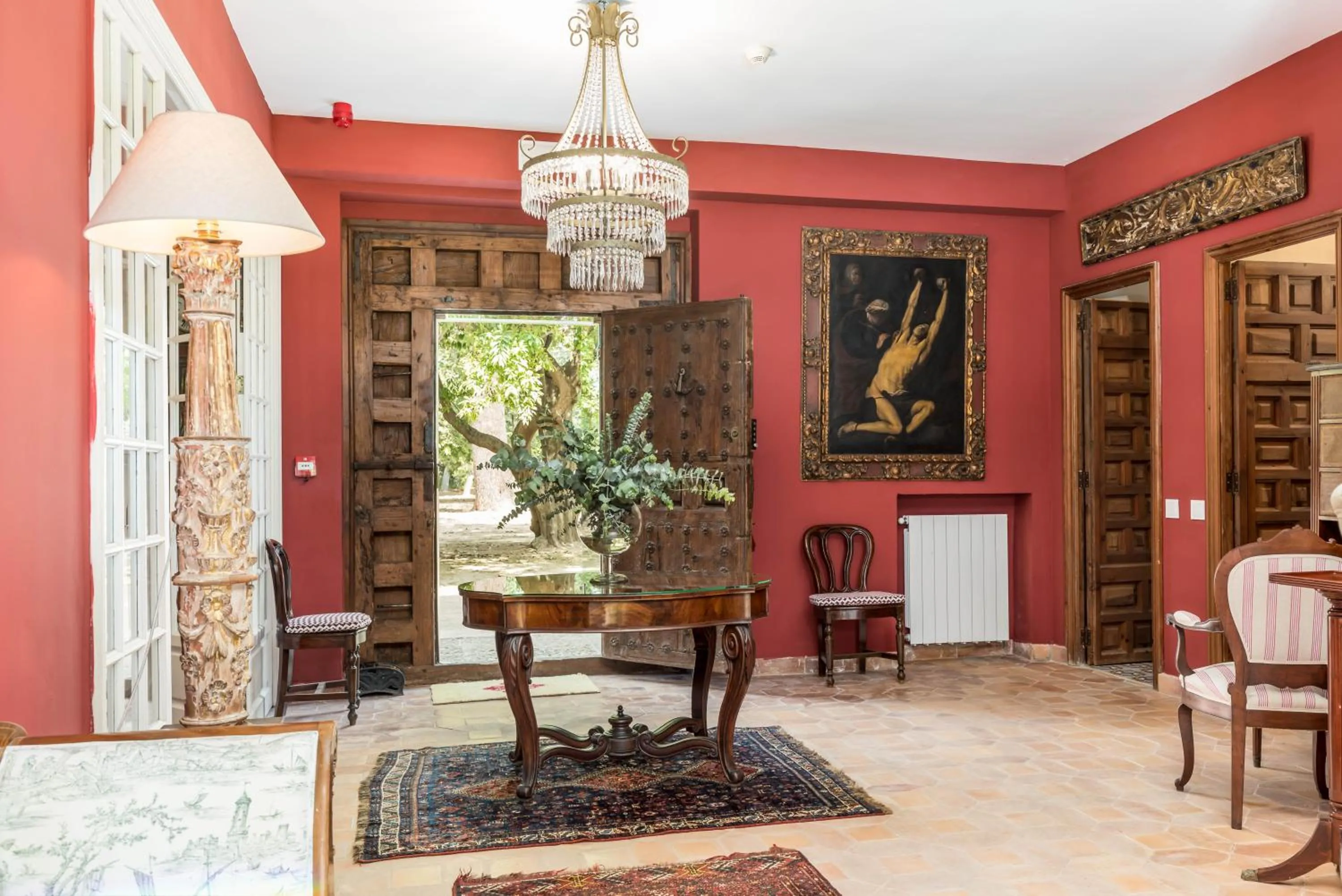 Lobby or reception in Alquería Calatrava B&B