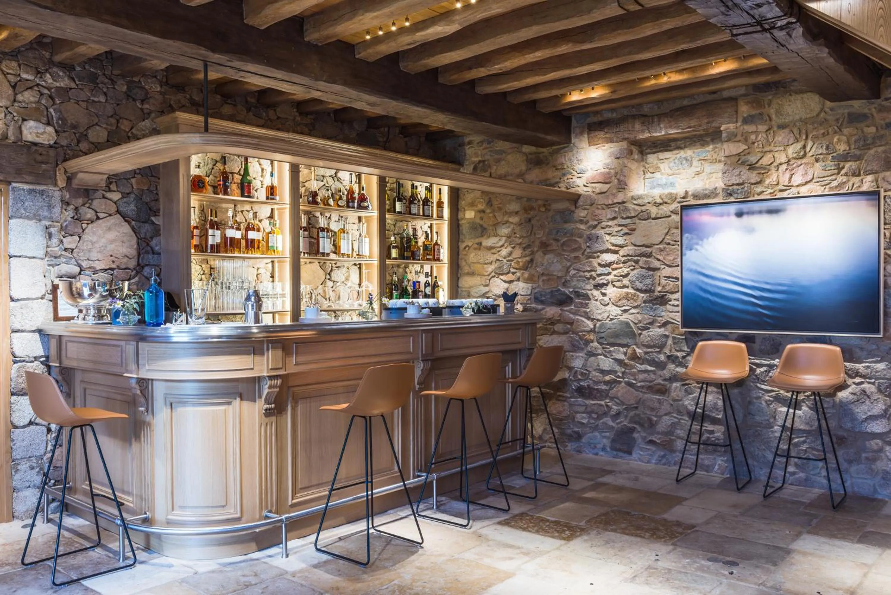 Lounge or bar in Domaine des Etangs, Auberge Collection