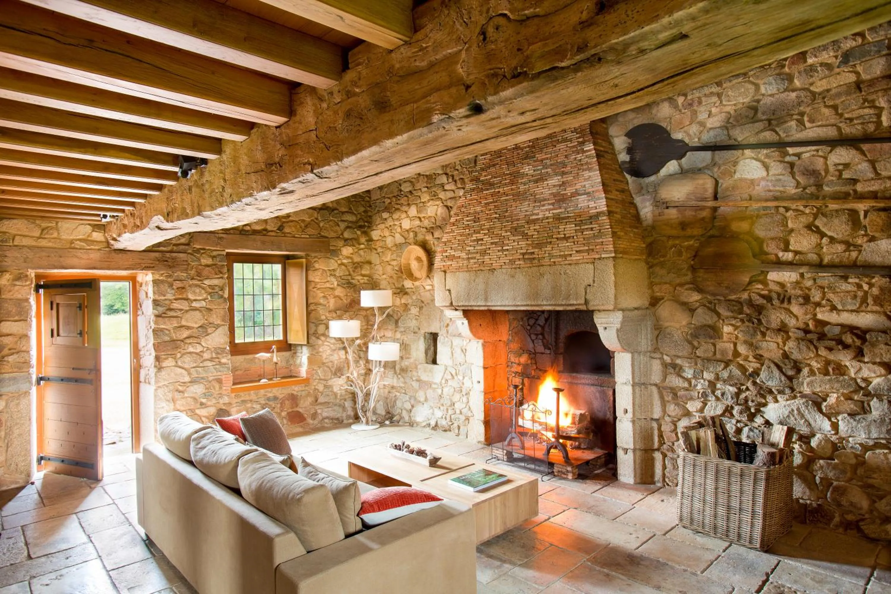 Living room in Domaine des Etangs, Auberge Collection