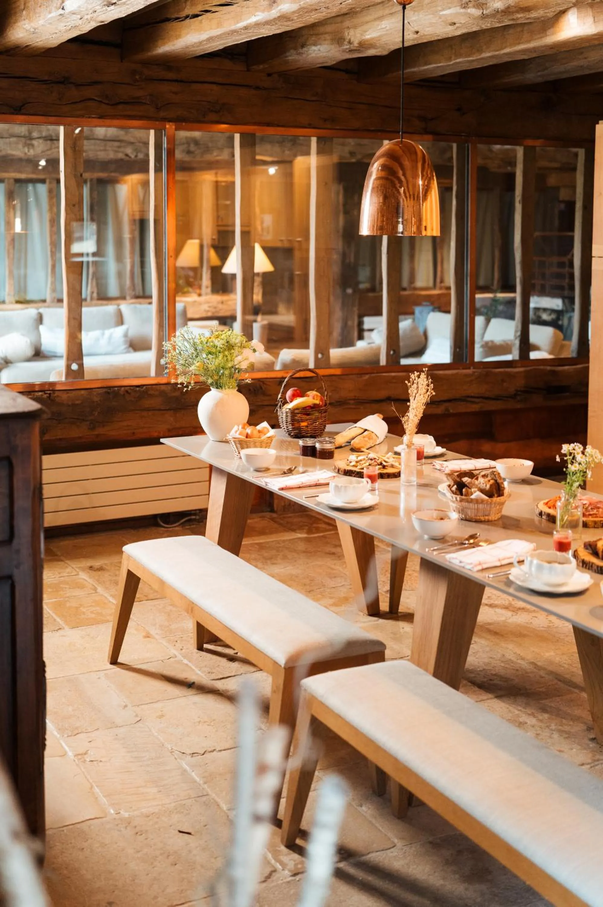 Breakfast in Domaine des Etangs, Auberge Collection